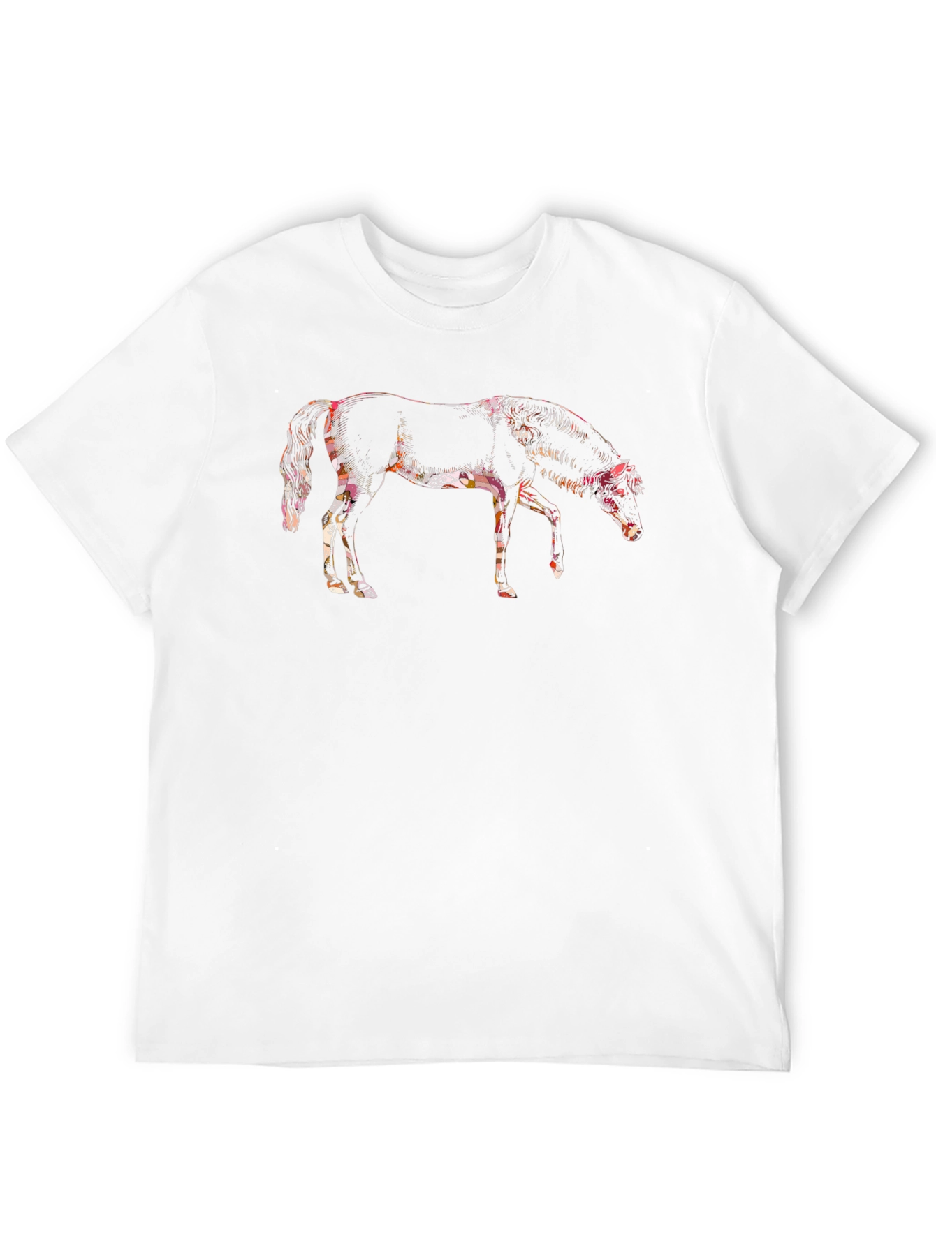 Black Horse Graphic Black T-Shirt view 12