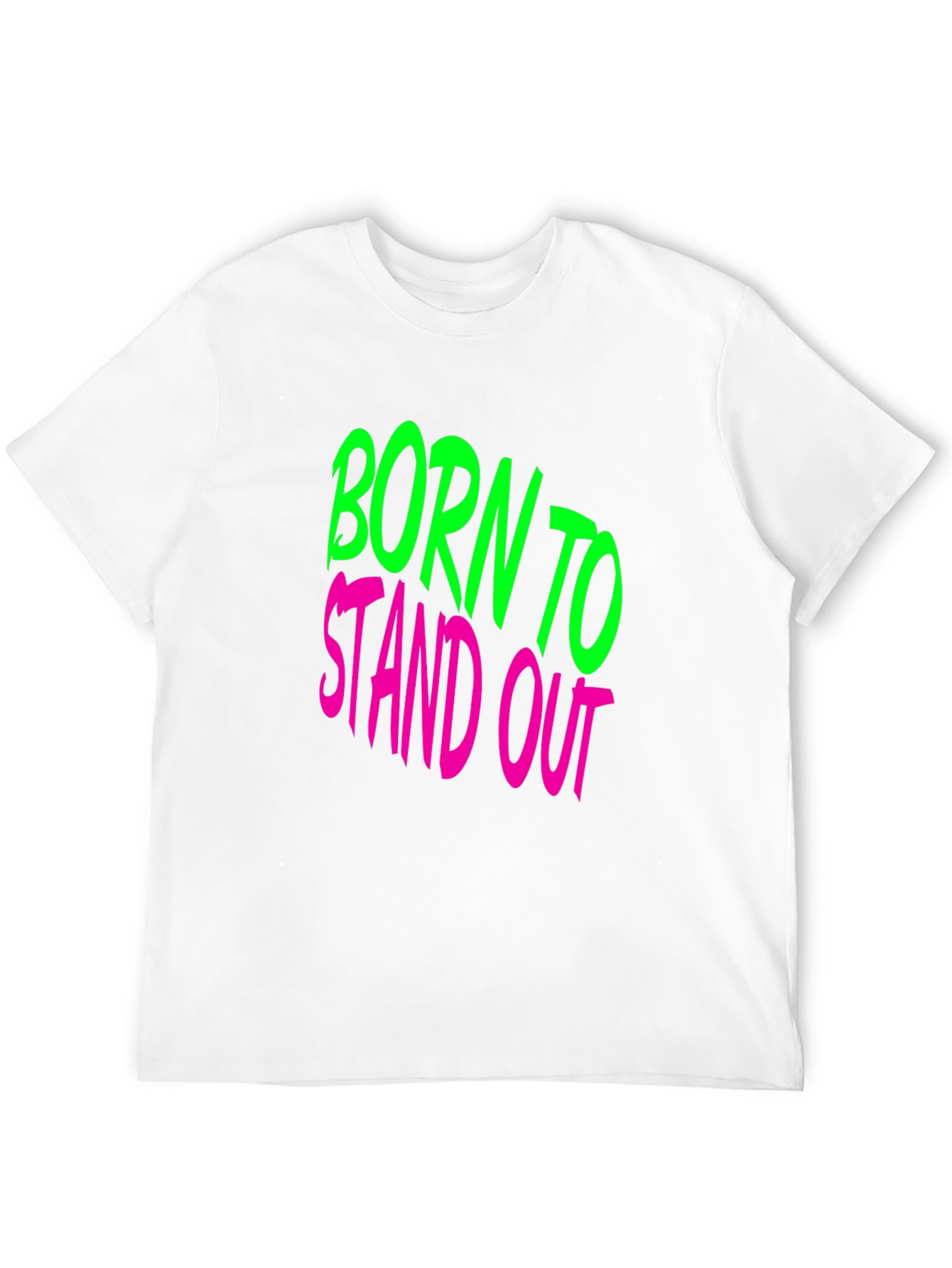 Black Born to Stand Out Graphic T-Shirt view 12