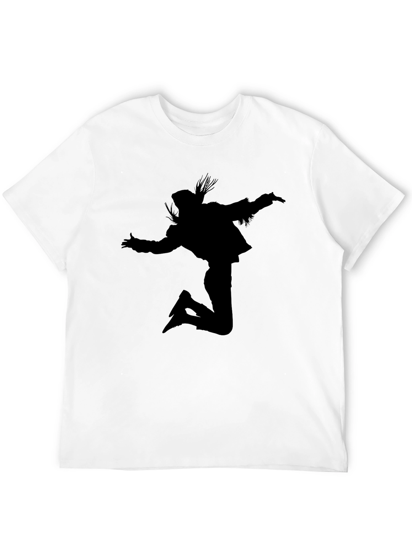 Black Silhouette Jump T-Shirt - Black view 12