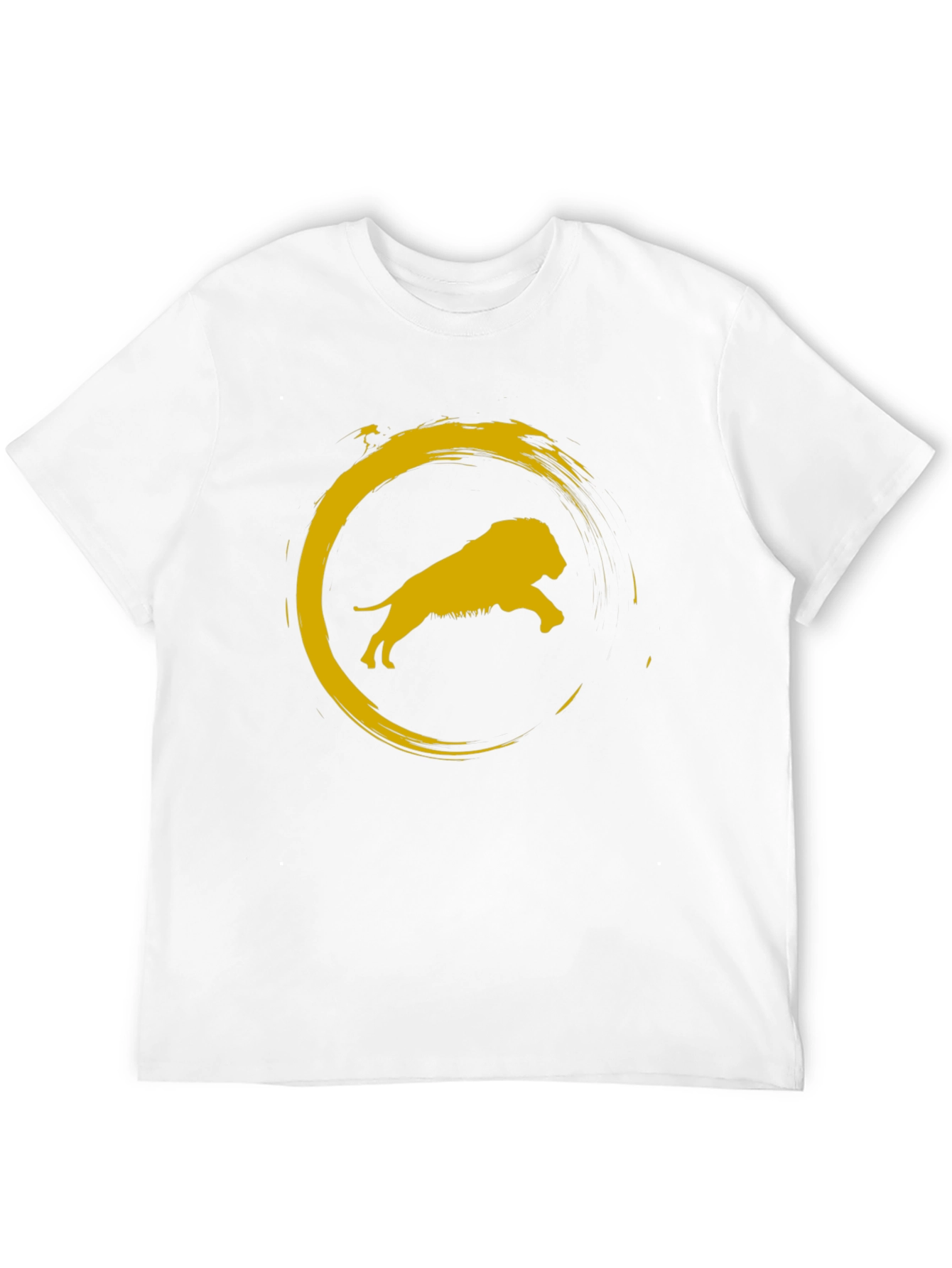 Black Lion Circle Graphic Tee - Stylish Menswear view 12