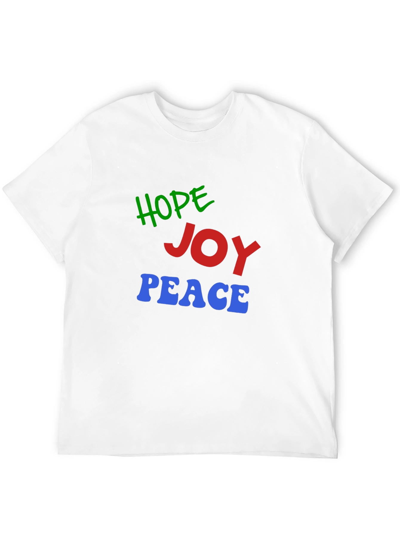 Black Hope Joy Peace Graphic T-Shirt view 12