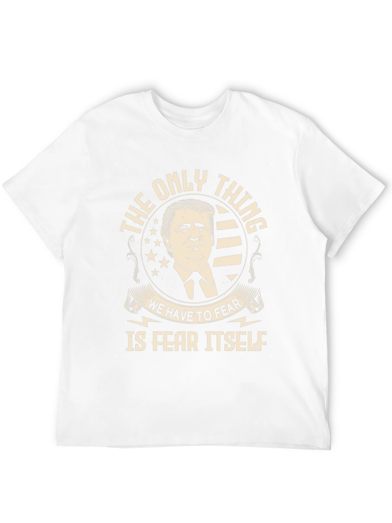 Black Trump Fear Itself Graphic Tee view 12
