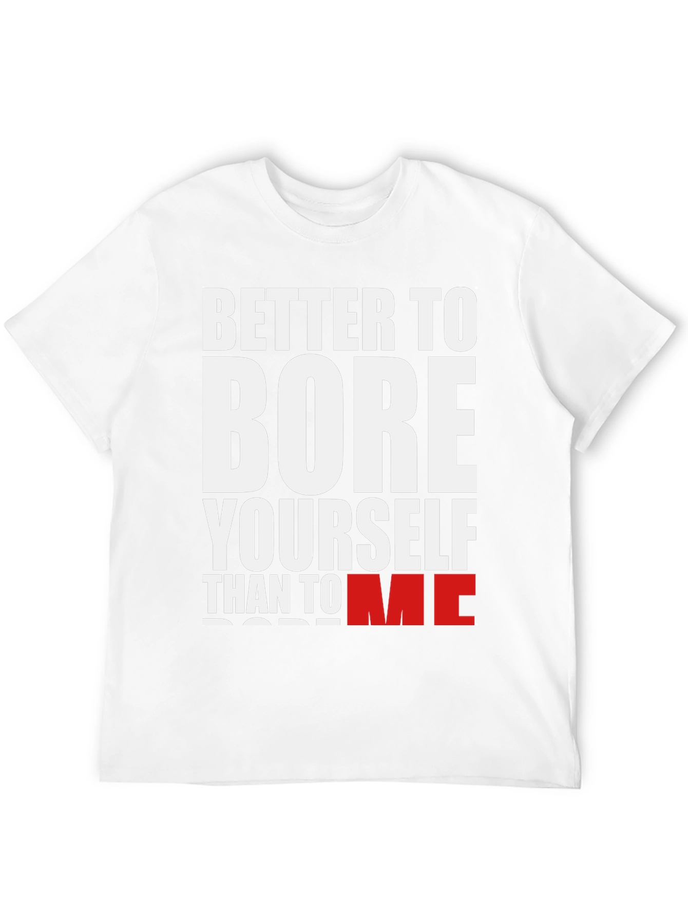 Black Better to Bore Yourself Graphic Tee view 12