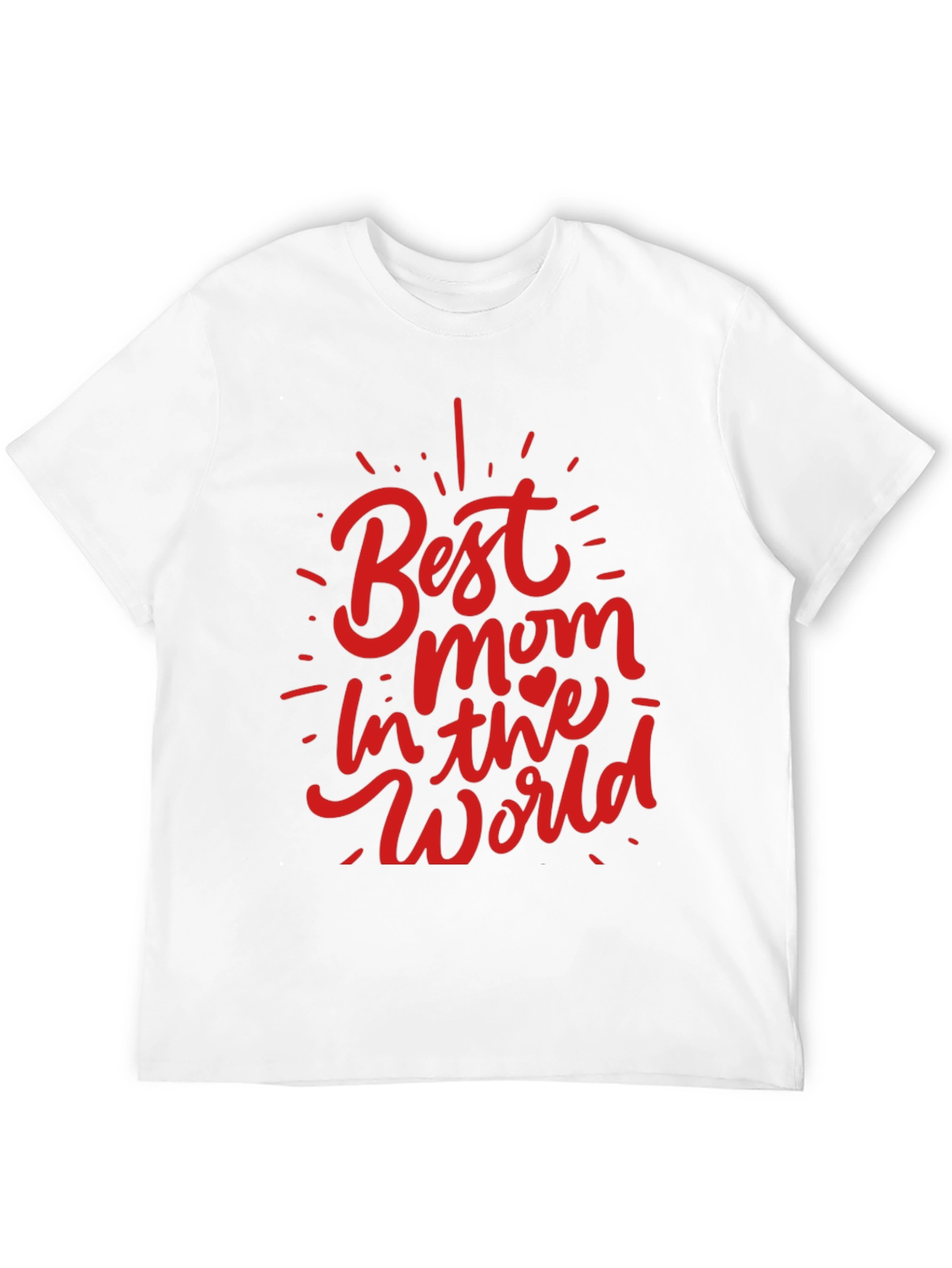 Black Best Mom in the World Graphic Tee view 12