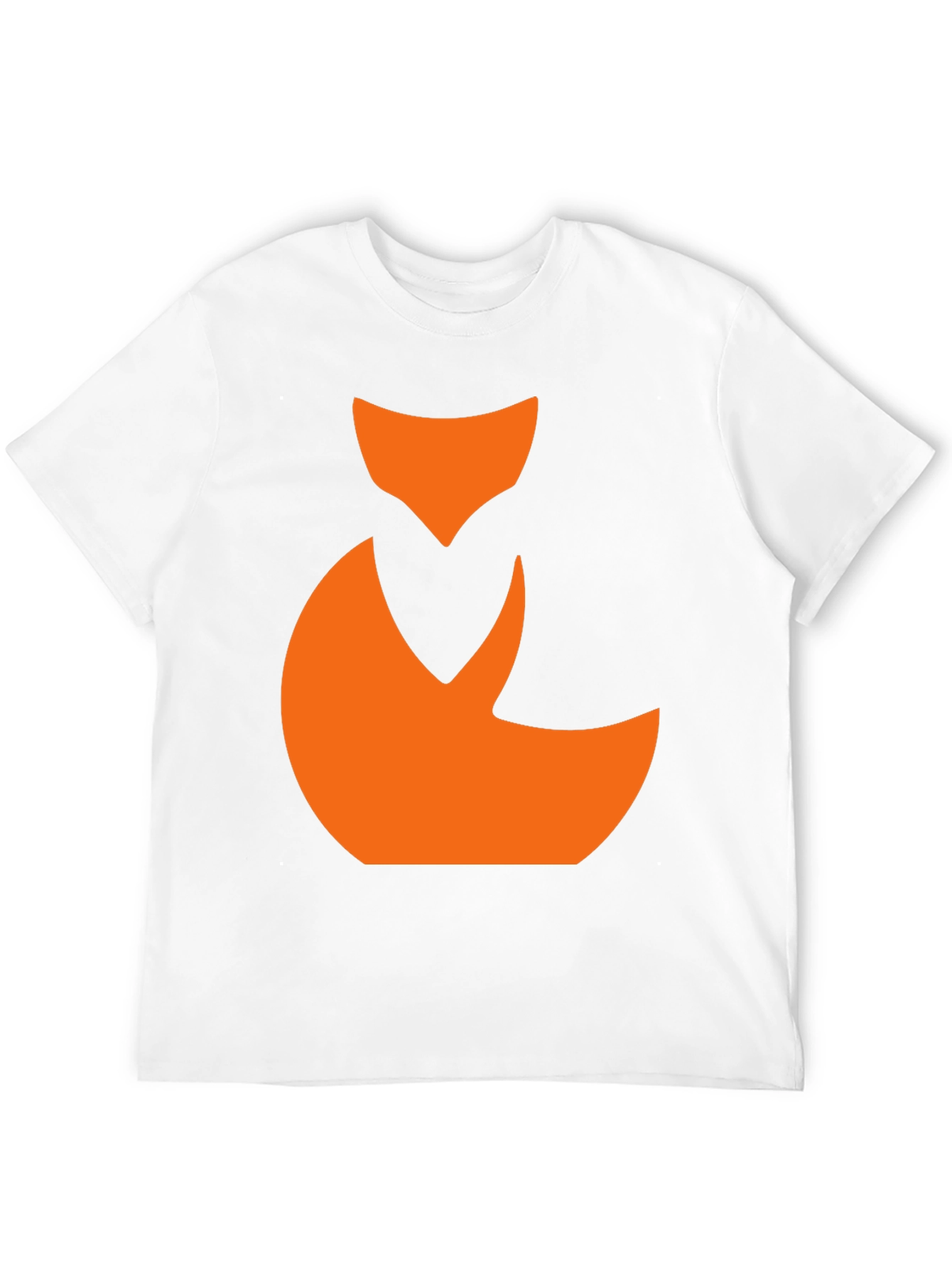 Black Abstract Fox Graphic T-Shirt - Stylish Black Tee view 12