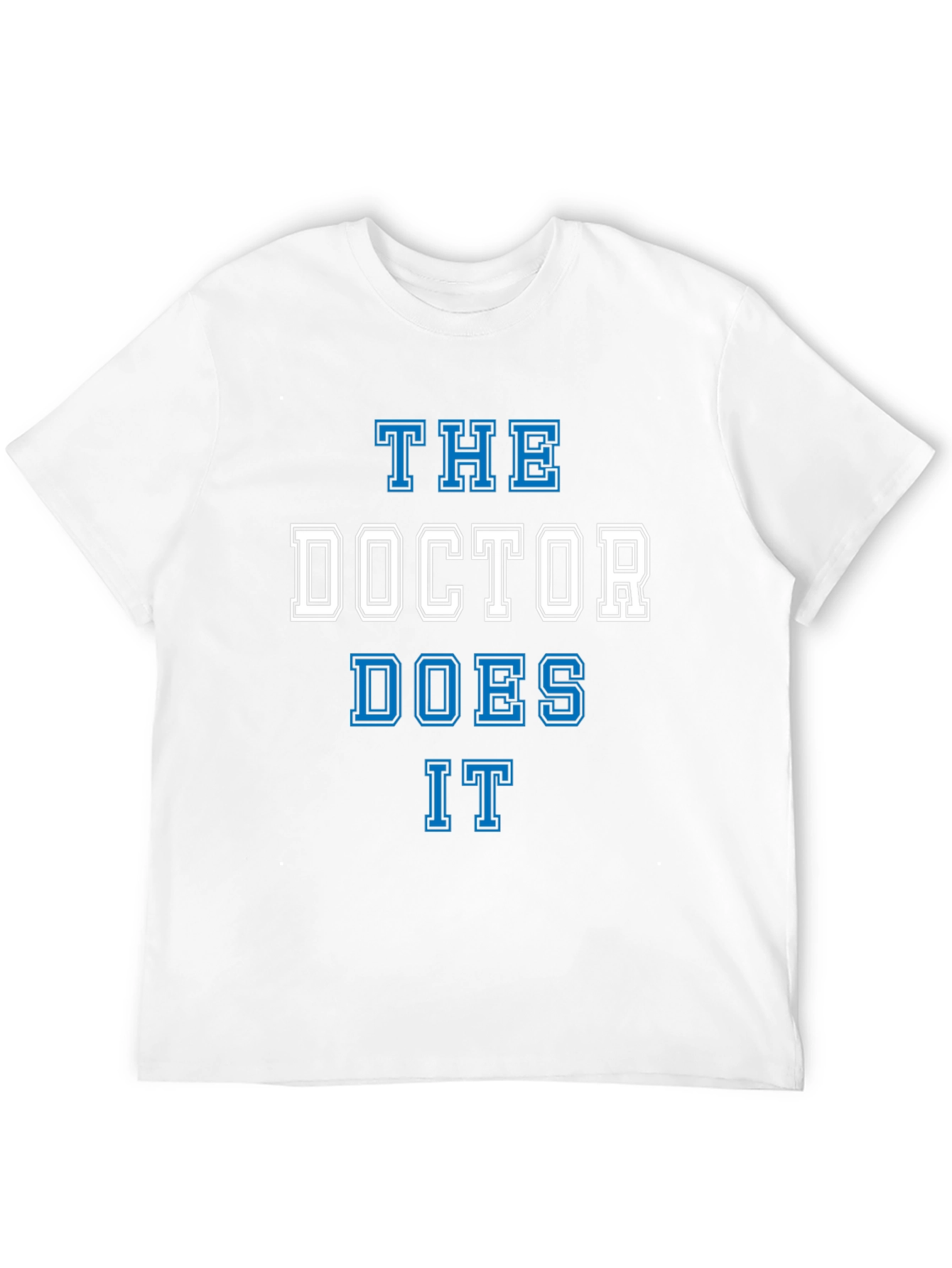 Black The Doctor Does It T-Shirt - Black Cotton Tee view 12