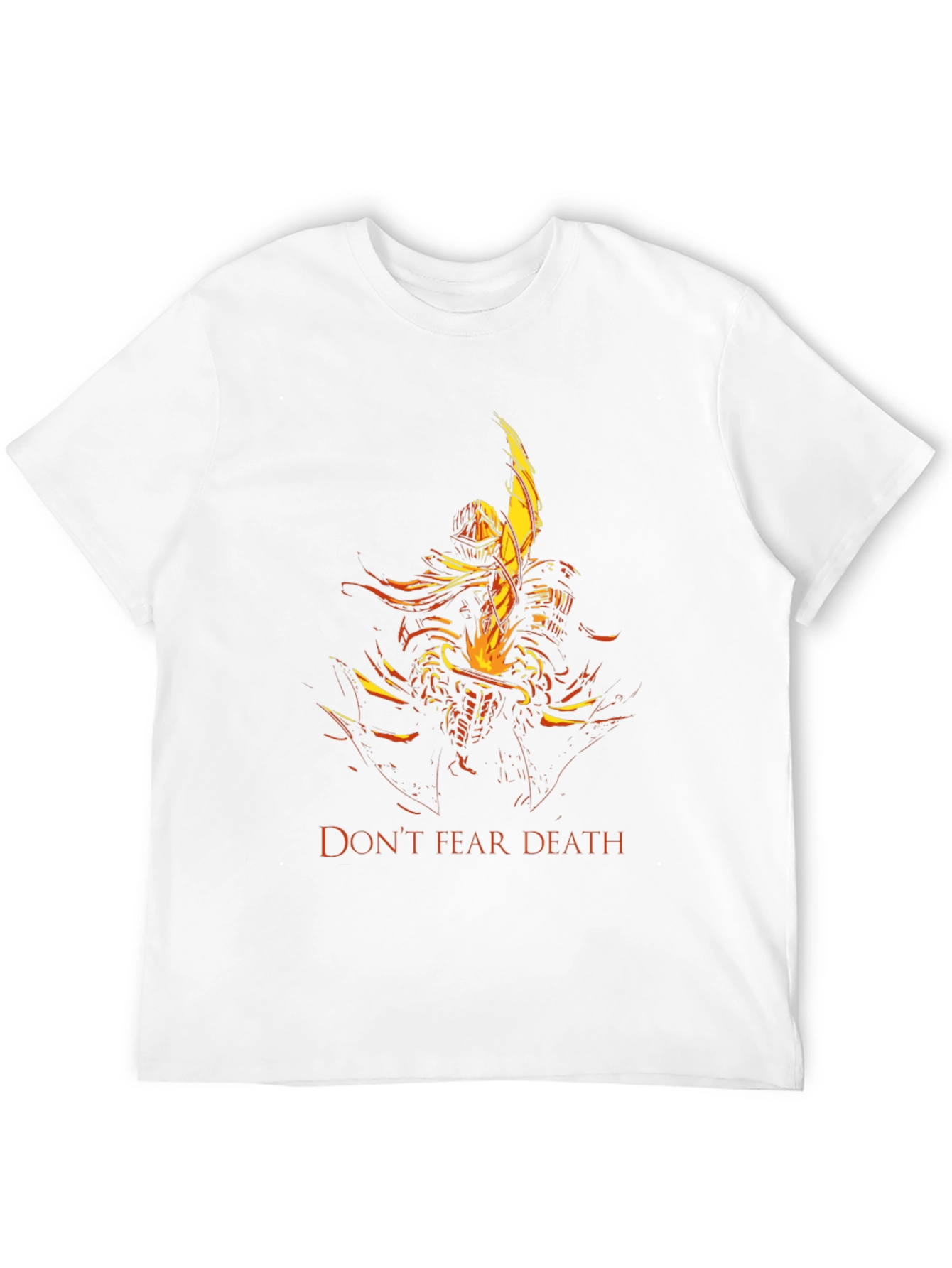 Black Don't Fear Death T-Shirt - Knight Graphic Tee view 12