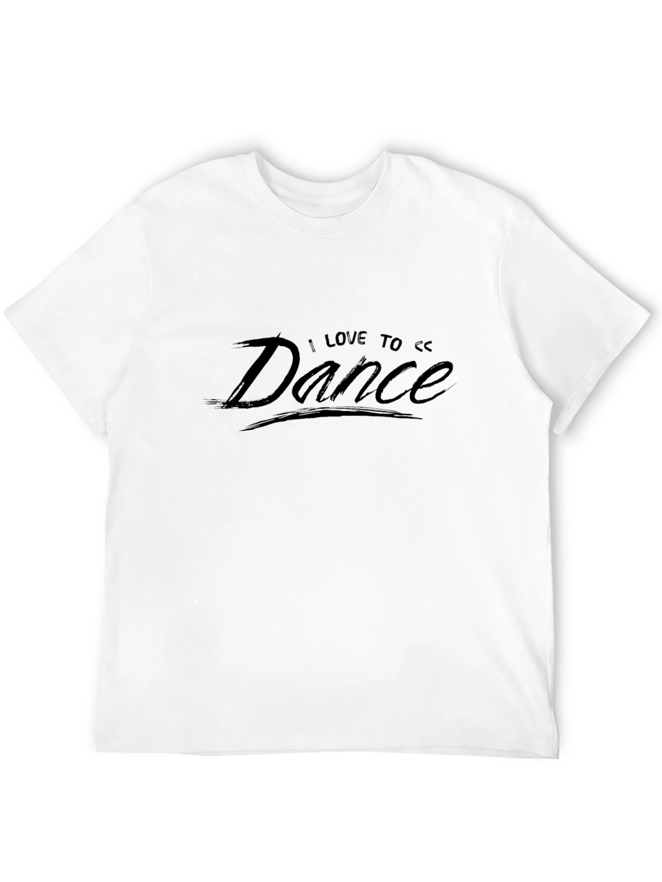Black I Love to Dance - Black T-Shirt view 12