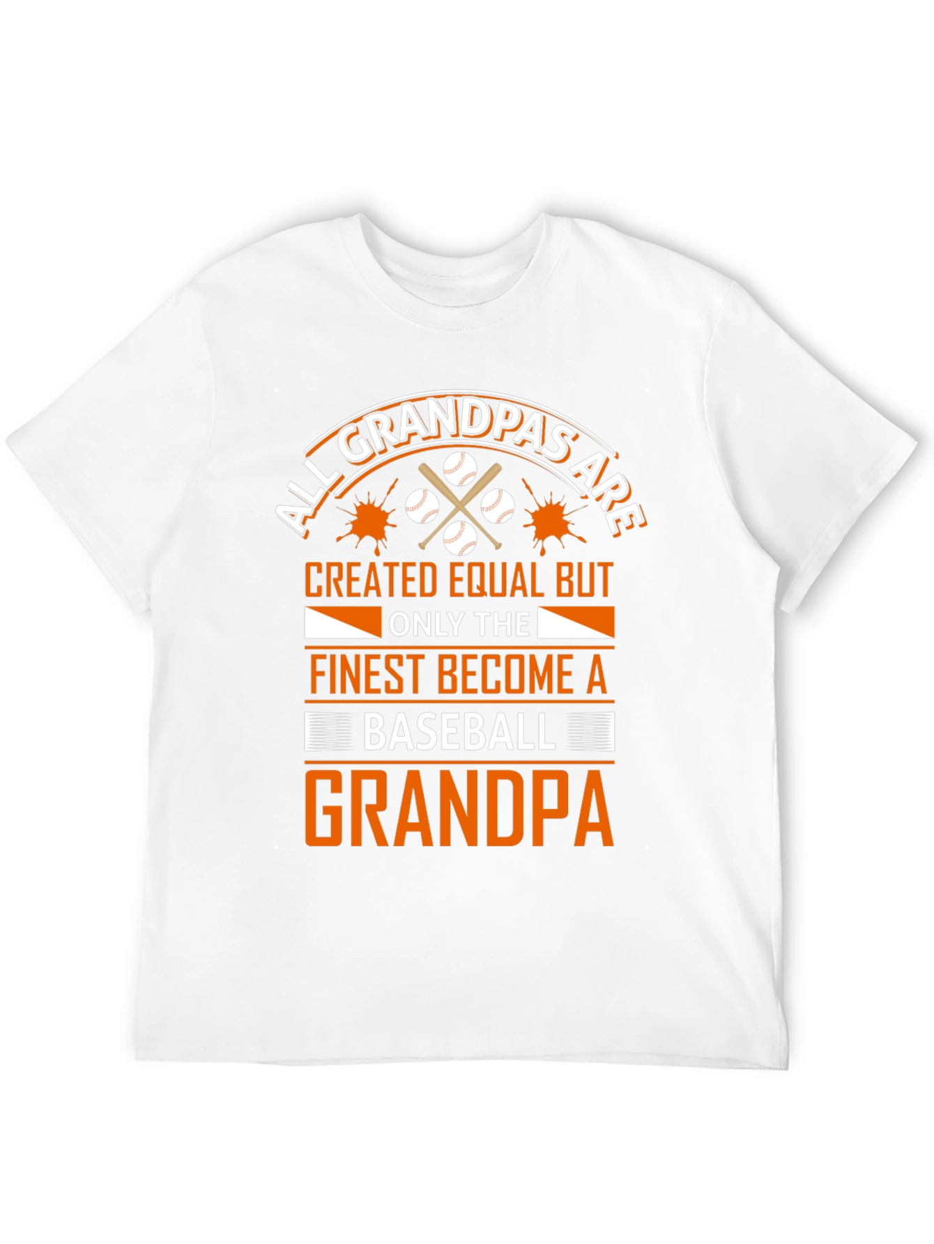 Black Baseball Grandpa T-Shirt - All Grandpas Created Equal view 12