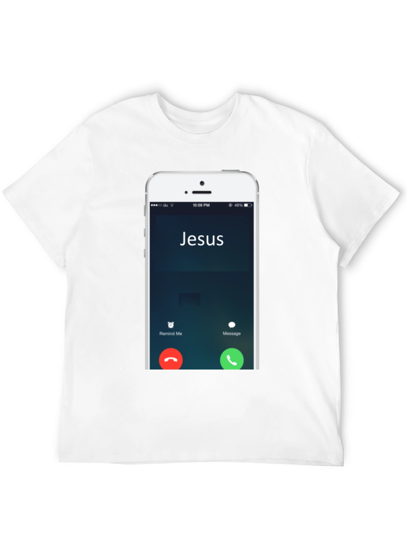 Black Jesus Calling Funny T-Shirt view 12