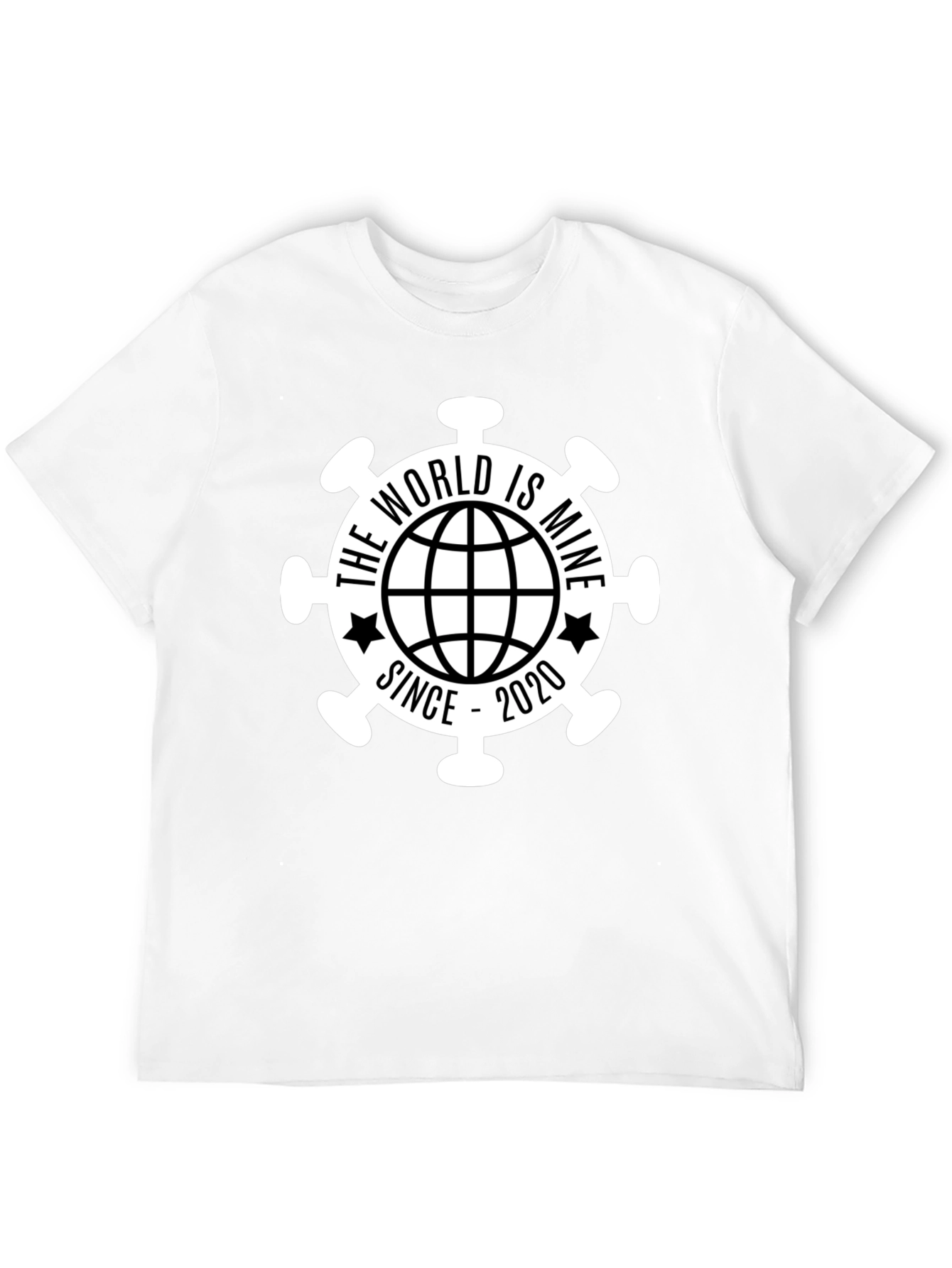 Black The World Is Mine Since 2020 Graphic Tee view 12