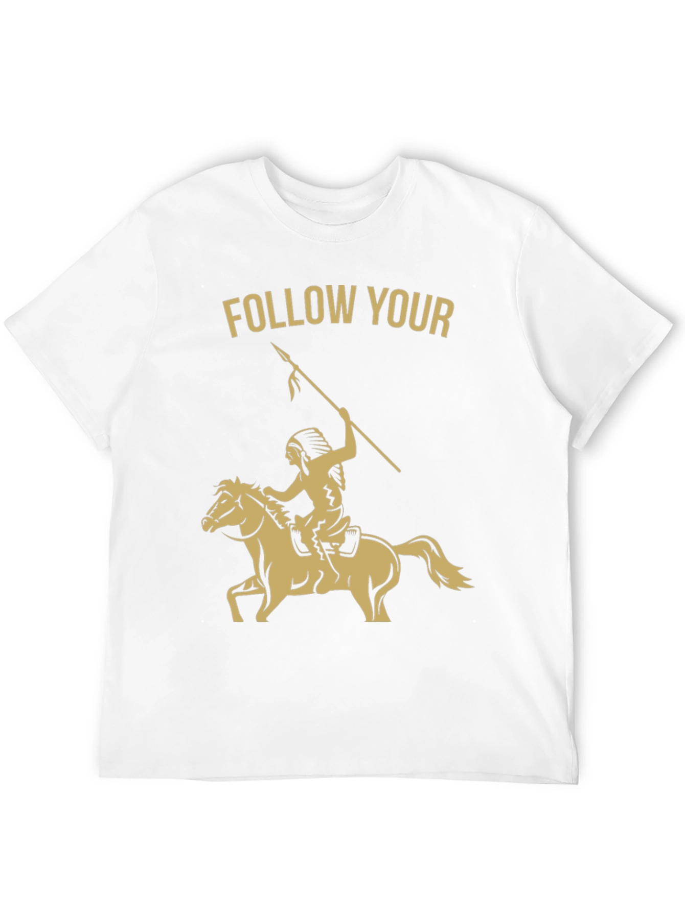 Black Follow Your Arrow T-Shirt - Native American Horse Rider Tee view 12