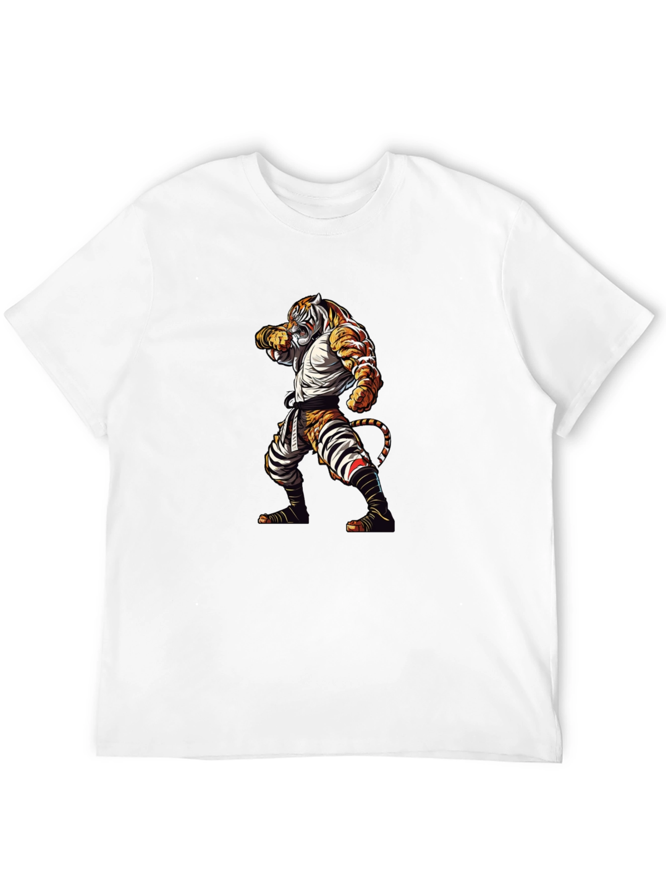 Black Tiger Karate Graphic Tee view 12