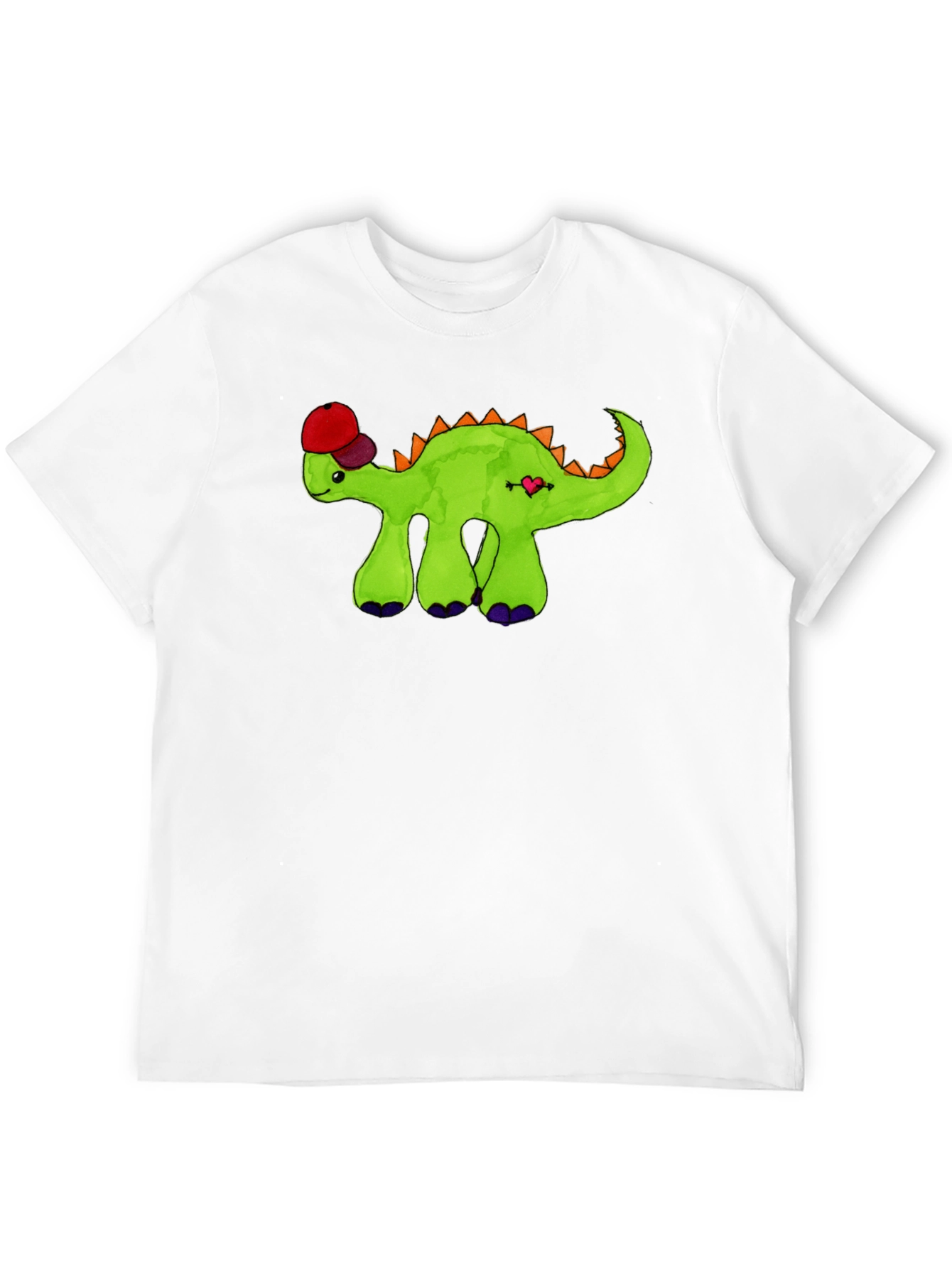 Black Dino with Hat Graphic Tee view 12
