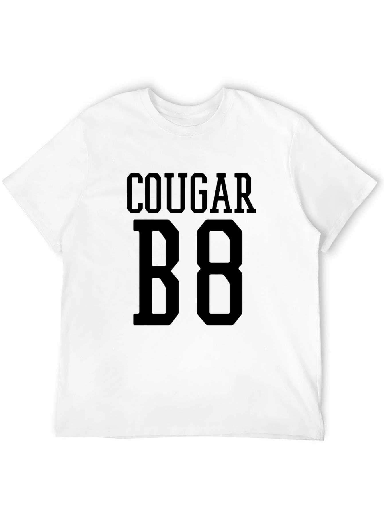 Black Cougar 88 Graphic T-Shirt - Mens Black Tee view 12