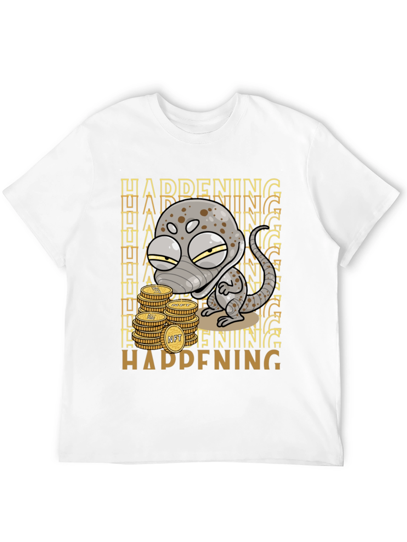 HAPPENING NFT Coin Lizard T-Shirt - 12