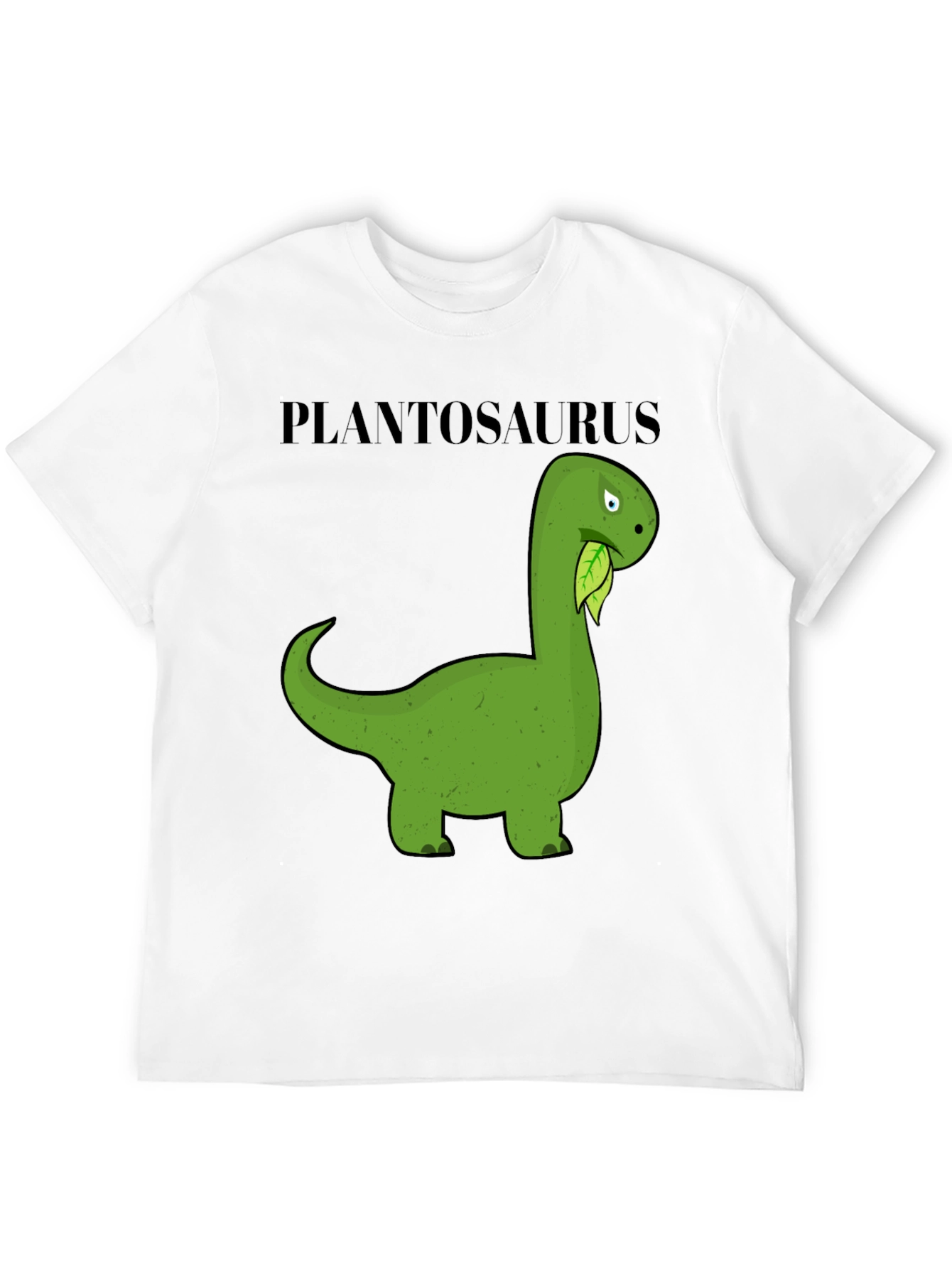Black Plantosaurus T-Shirt - Funny Herbivore Dinosaur Tee view 12