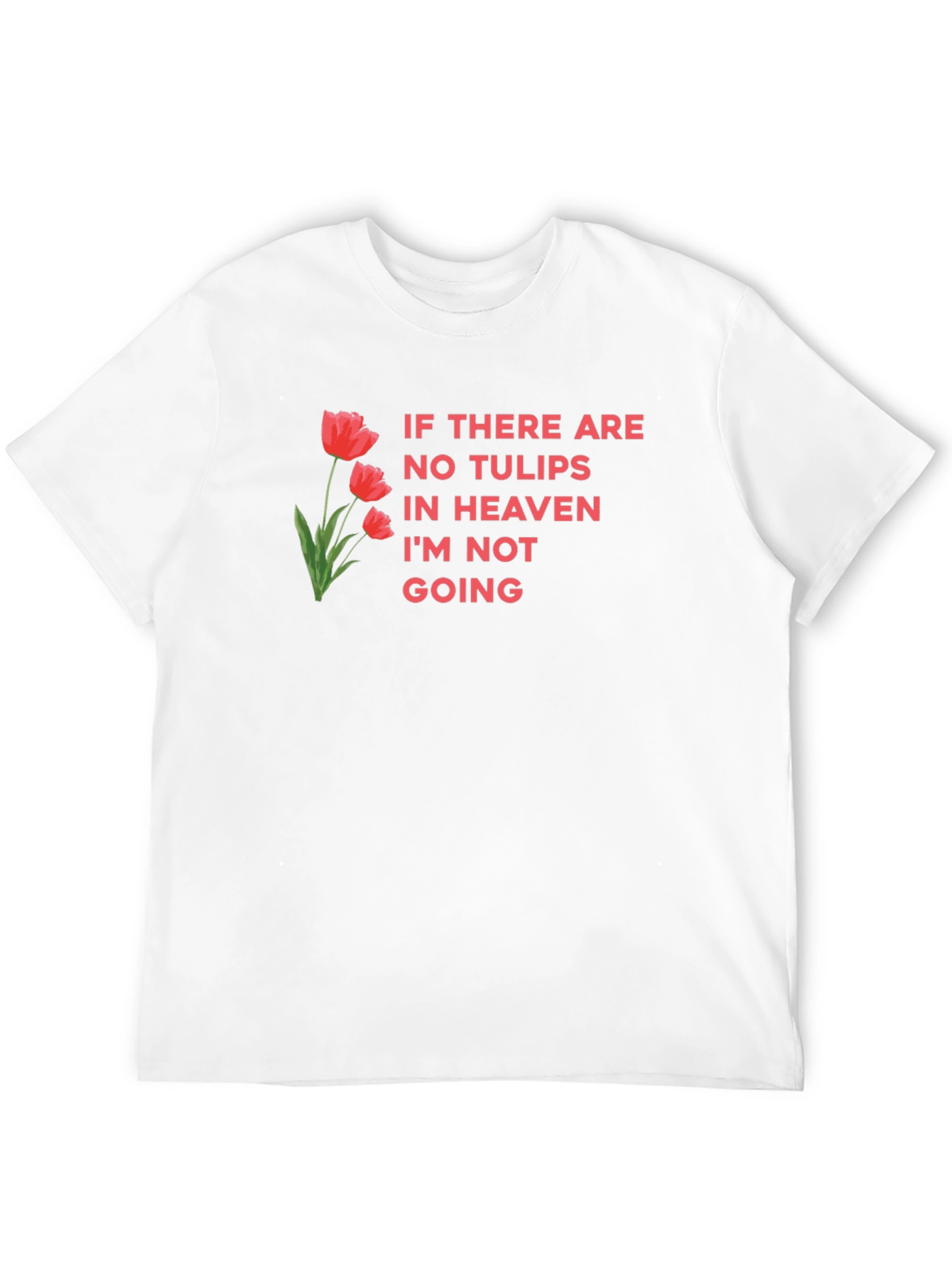 Black Tulips in Heaven Graphic Tee - Funny T-Shirt view 12