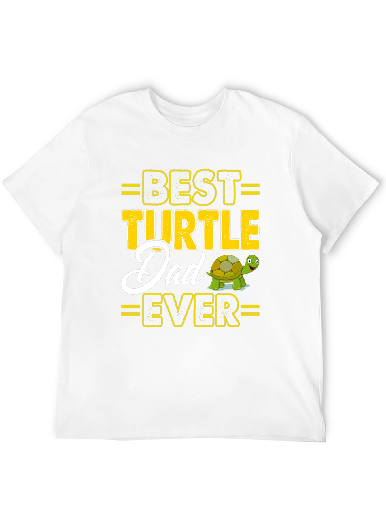 Black Best Turtle Dad Ever Graphic Tee view 12
