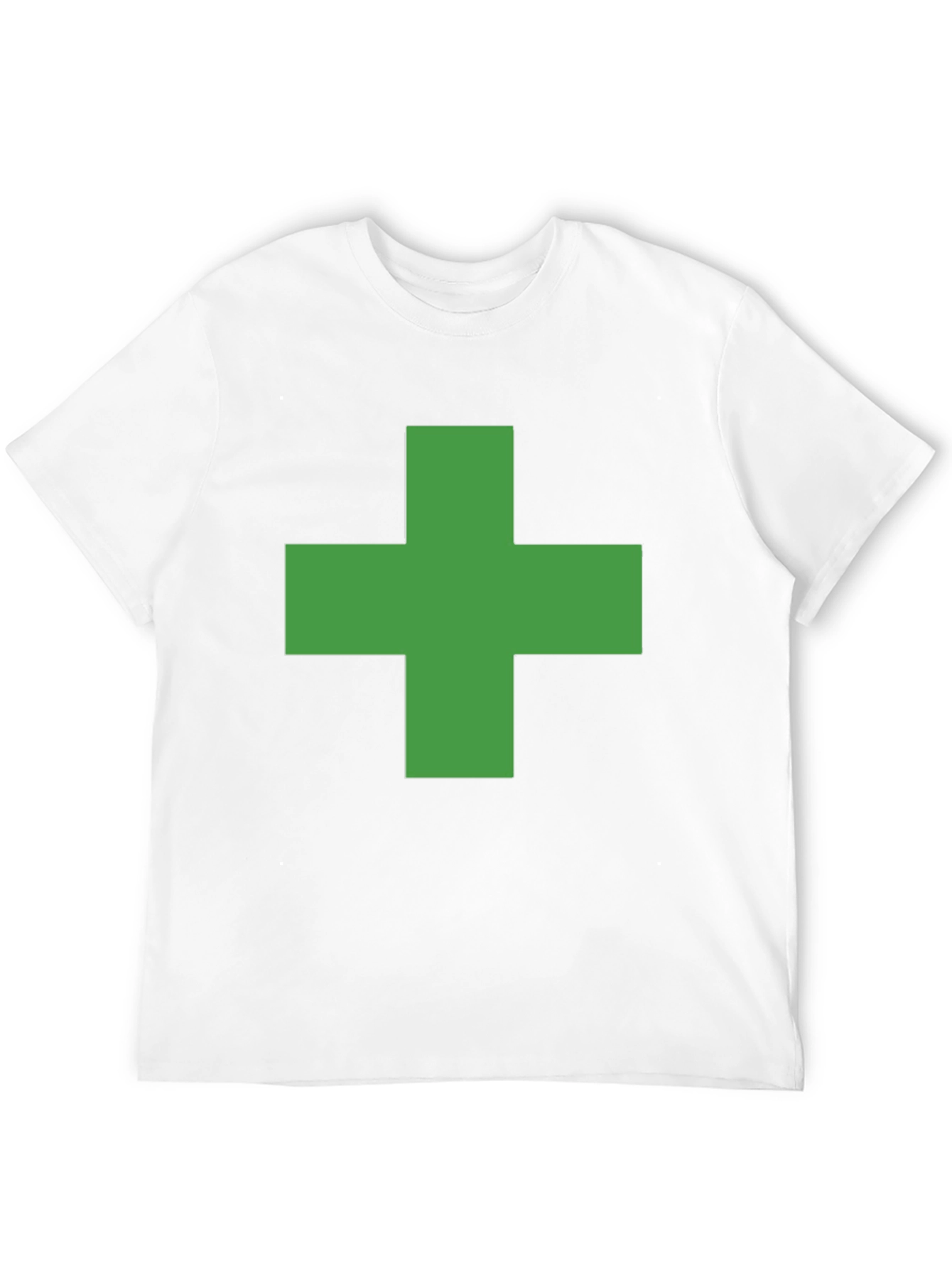 Black Green Cross Graphic Black T-Shirt view 12