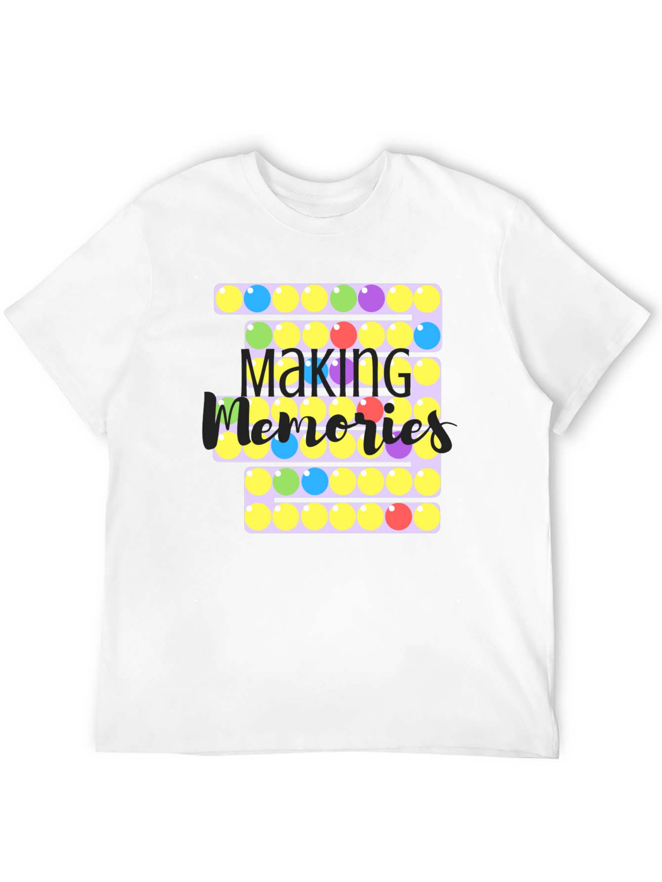 Black Making Memories Bubble Pop T-Shirt view 12