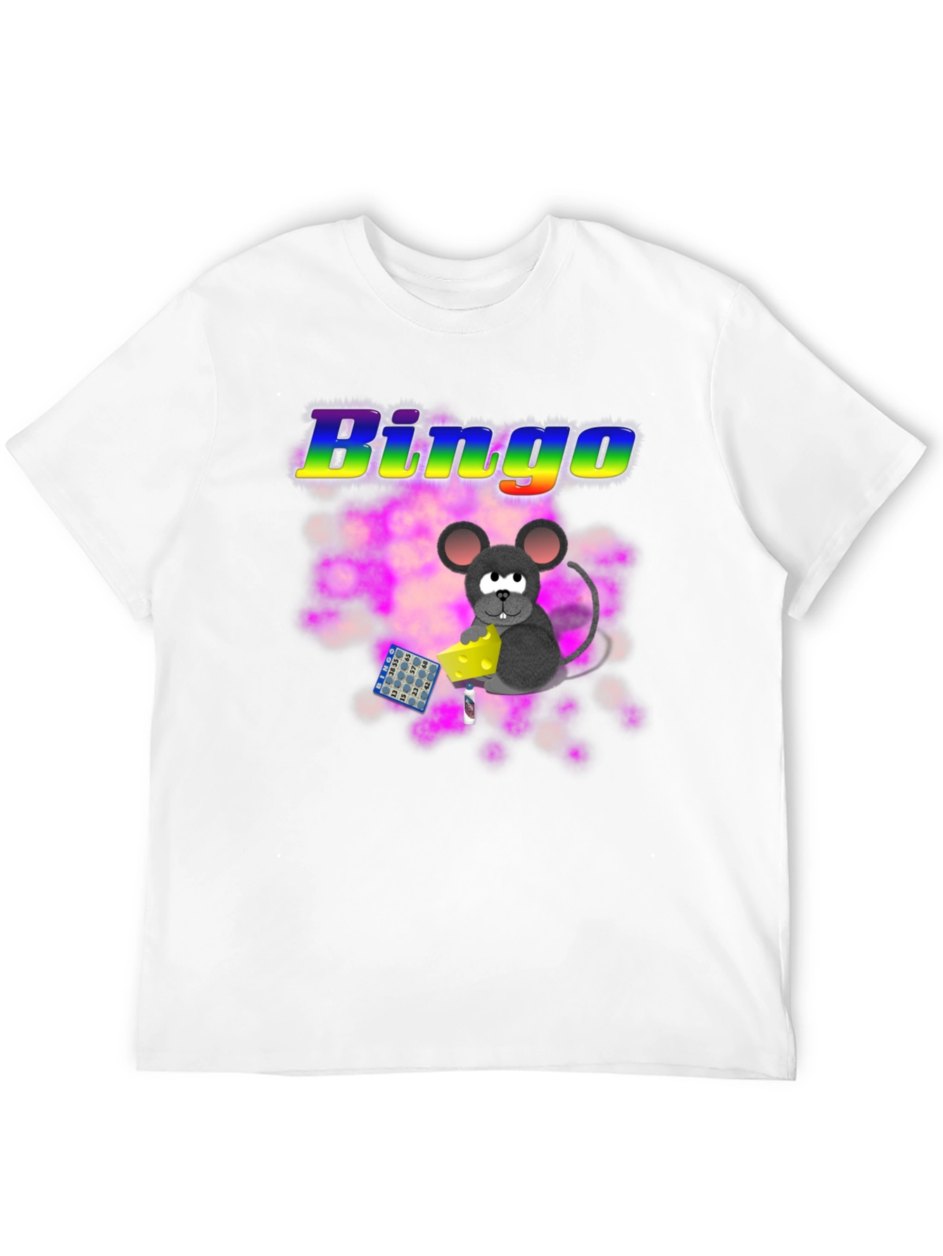 Black Bingo Mouse Graphic Tee view 12
