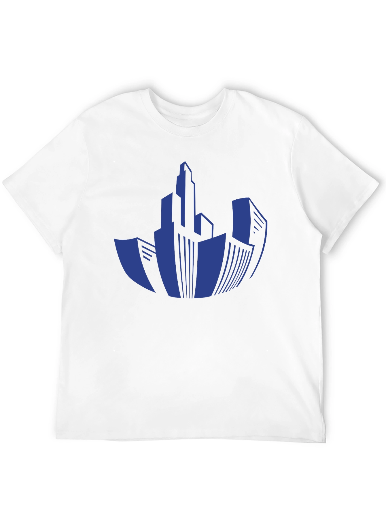 Black Cityscape Graphic T-Shirt - Modern Urban Design view 12