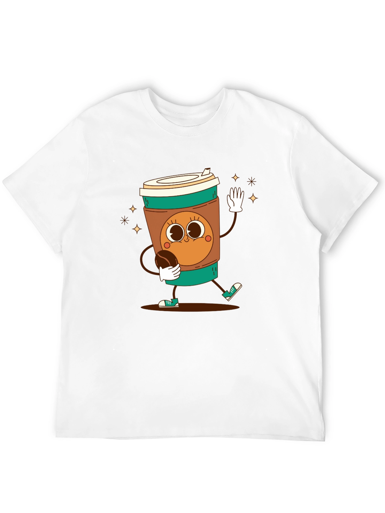 Black Coffee Character T-Shirt view 12