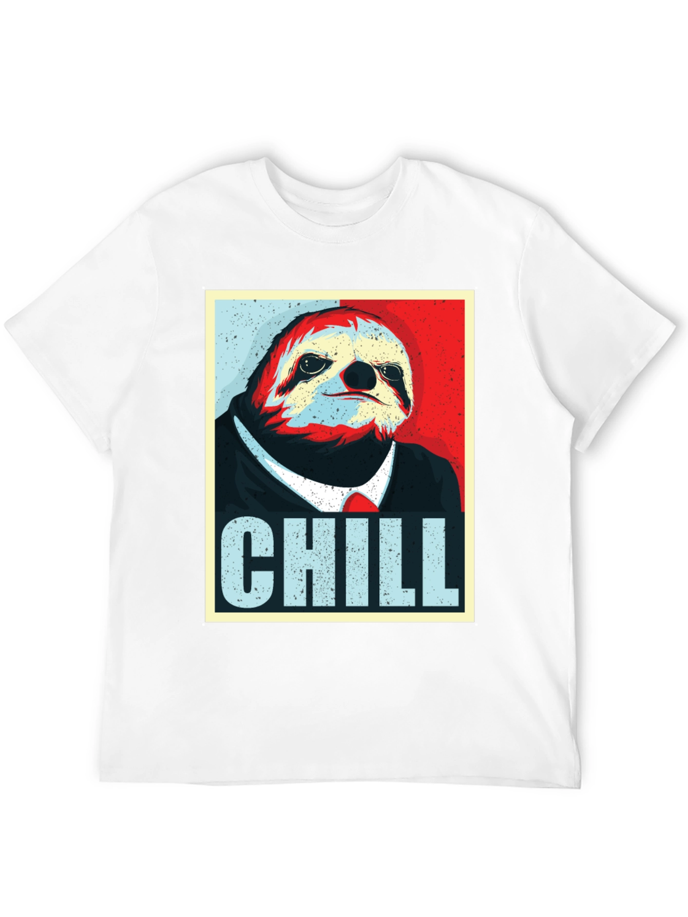 Black Chill Sloth Graphic Tee - Relaxed Fit view 12