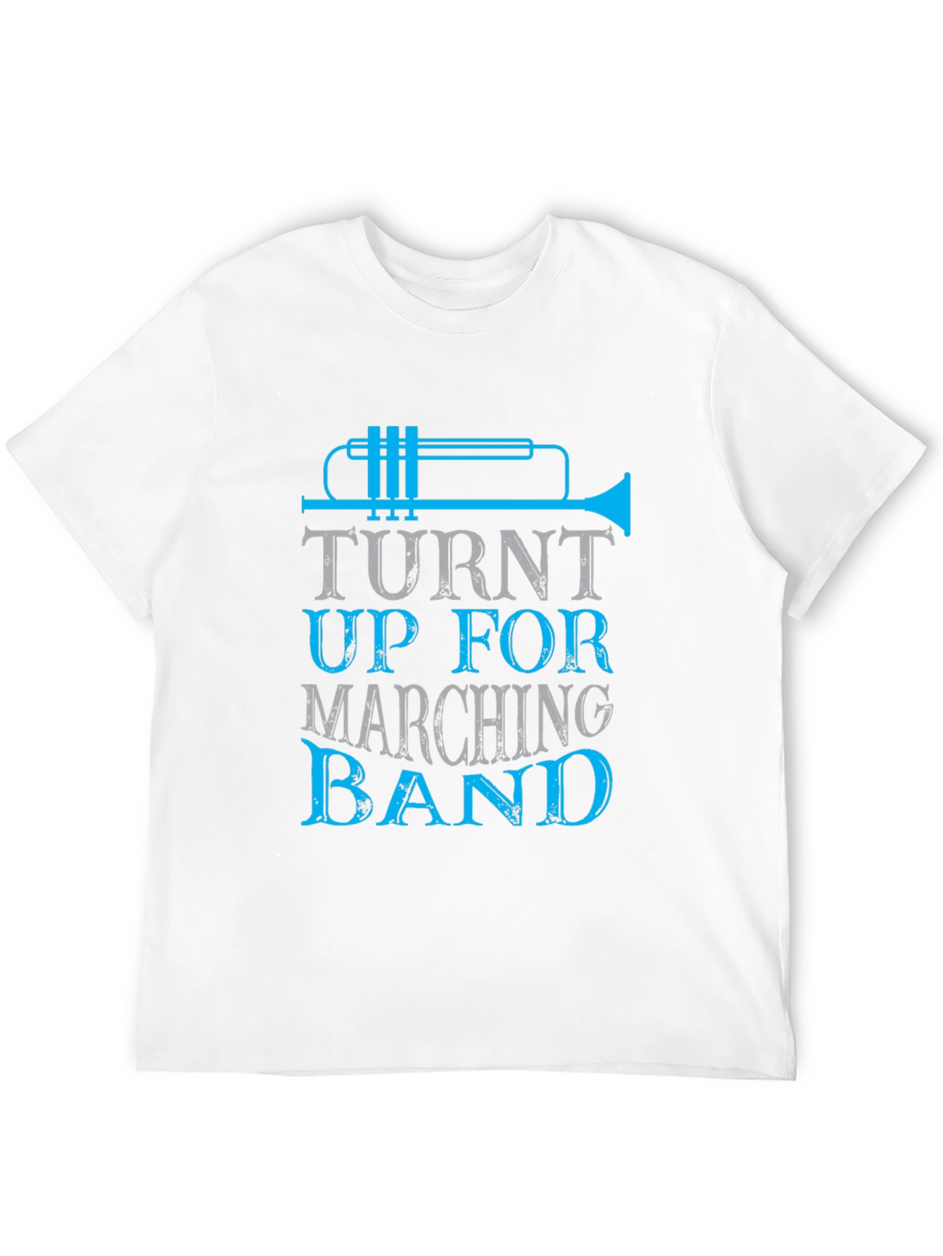 Black Turnt Up for Marching Band T-Shirt - Music Lover Tee view 12