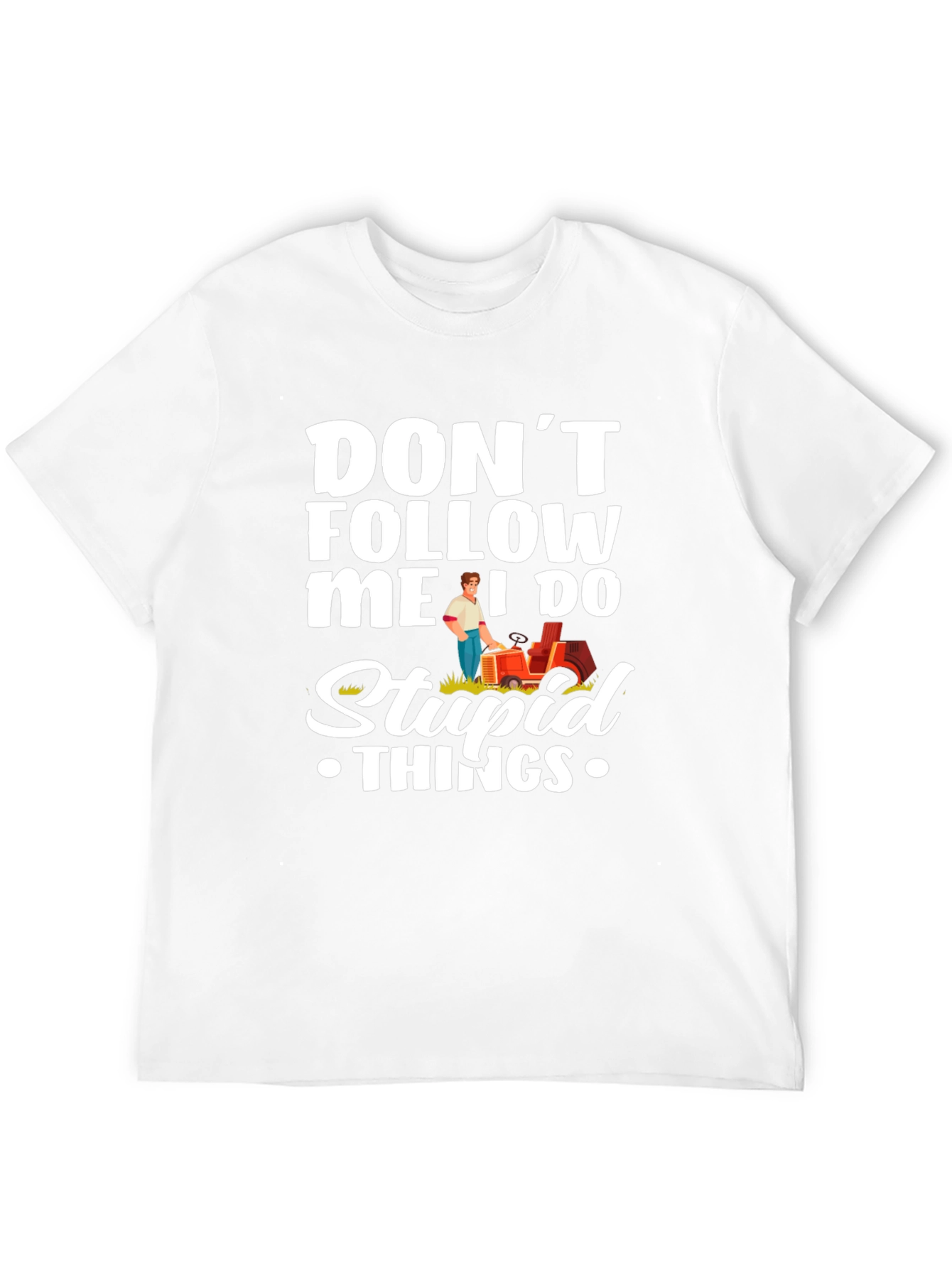 Black Don't Follow Me T-Shirt - Funny Slogan Graphic Tee view 12