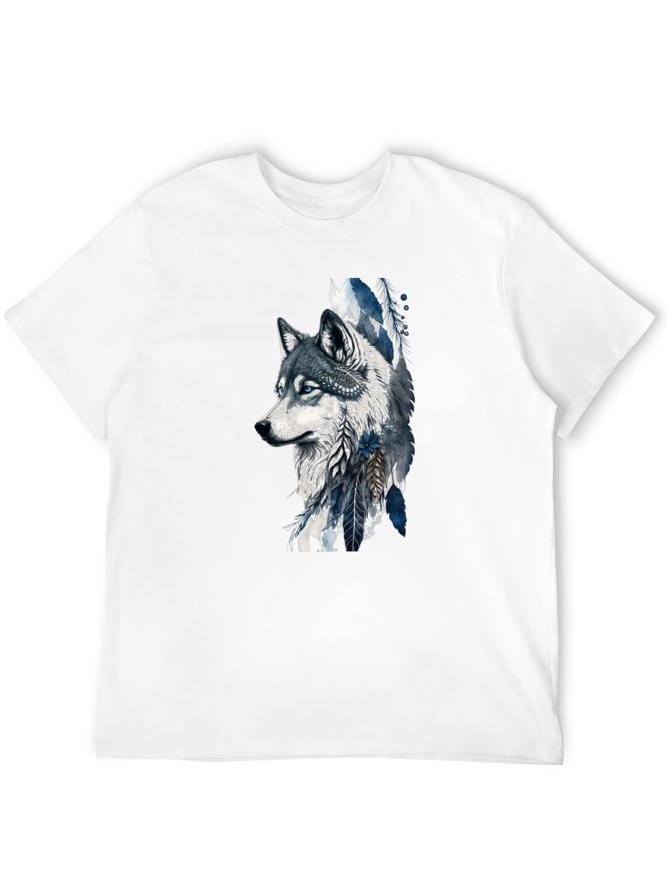 Black Wolf Graphic Print Tee - Stylish & Unique Design view 12