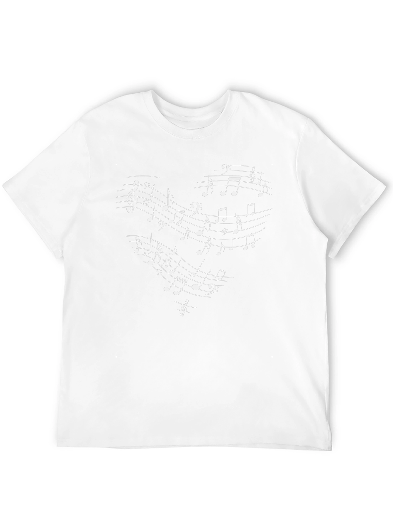 Black Musical Heartbeat T-Shirt - Black view 12
