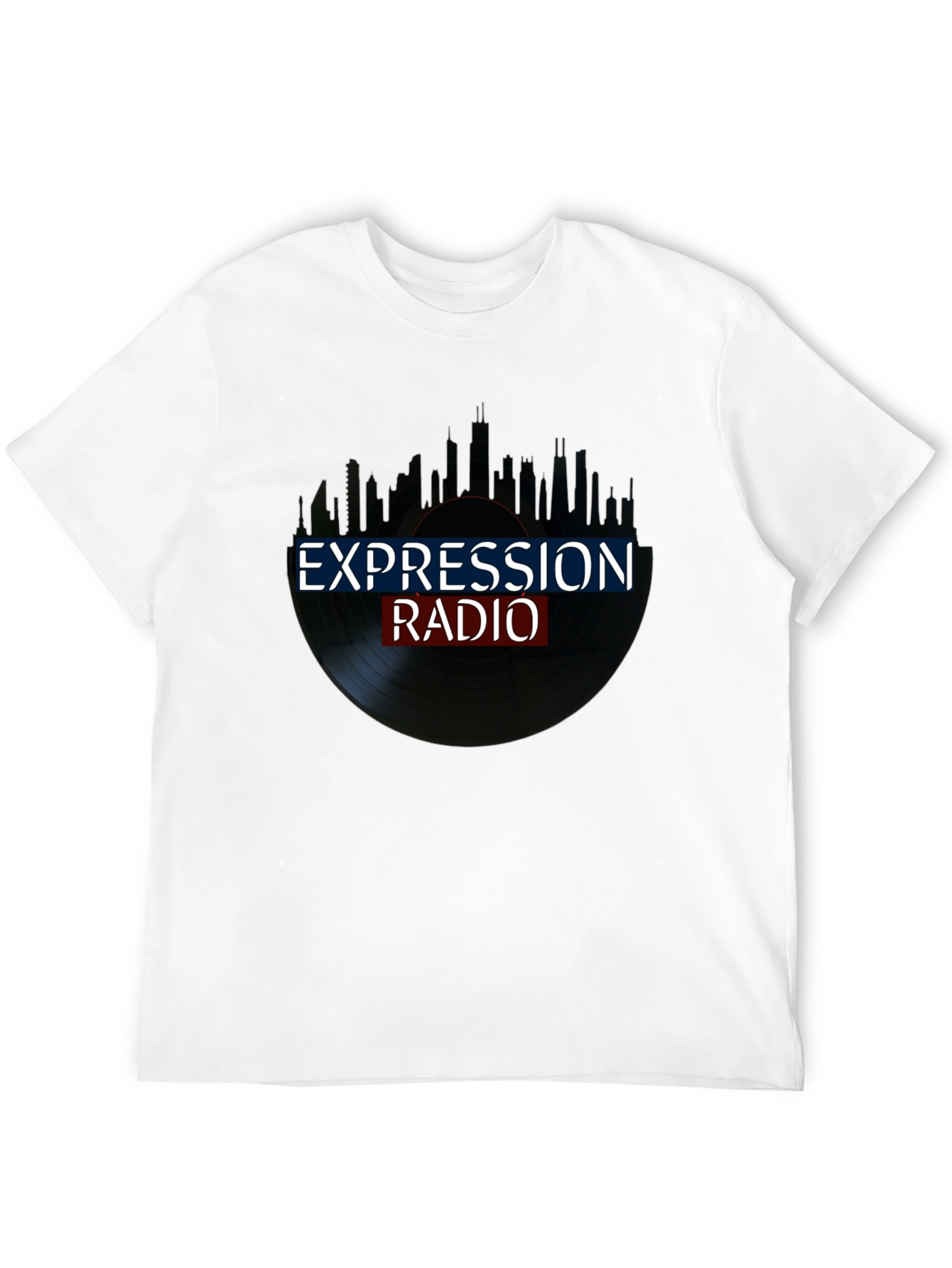 Black Expression Radio Black T-Shirt view 12