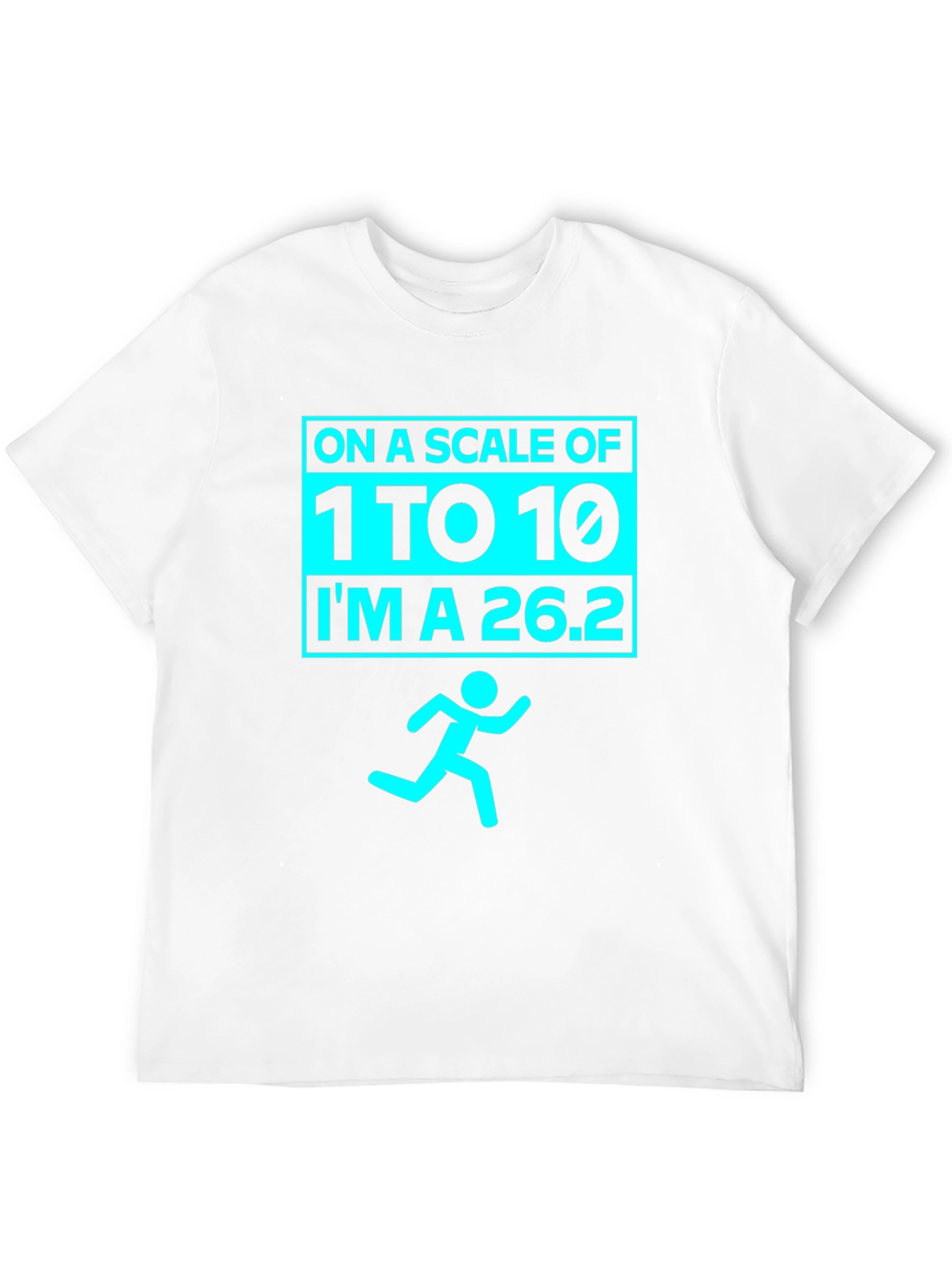 Black Marathoner's Humor Tee - Running Scale 26.2 view 12