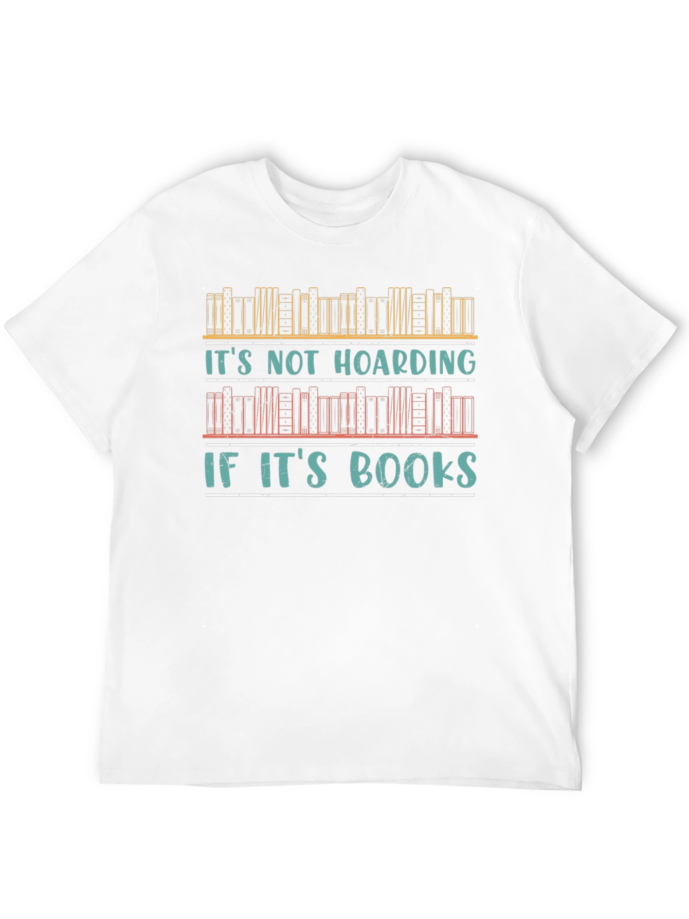 Black Book Lover T-Shirt - It's Not Hoarding If It's Books! view 12
