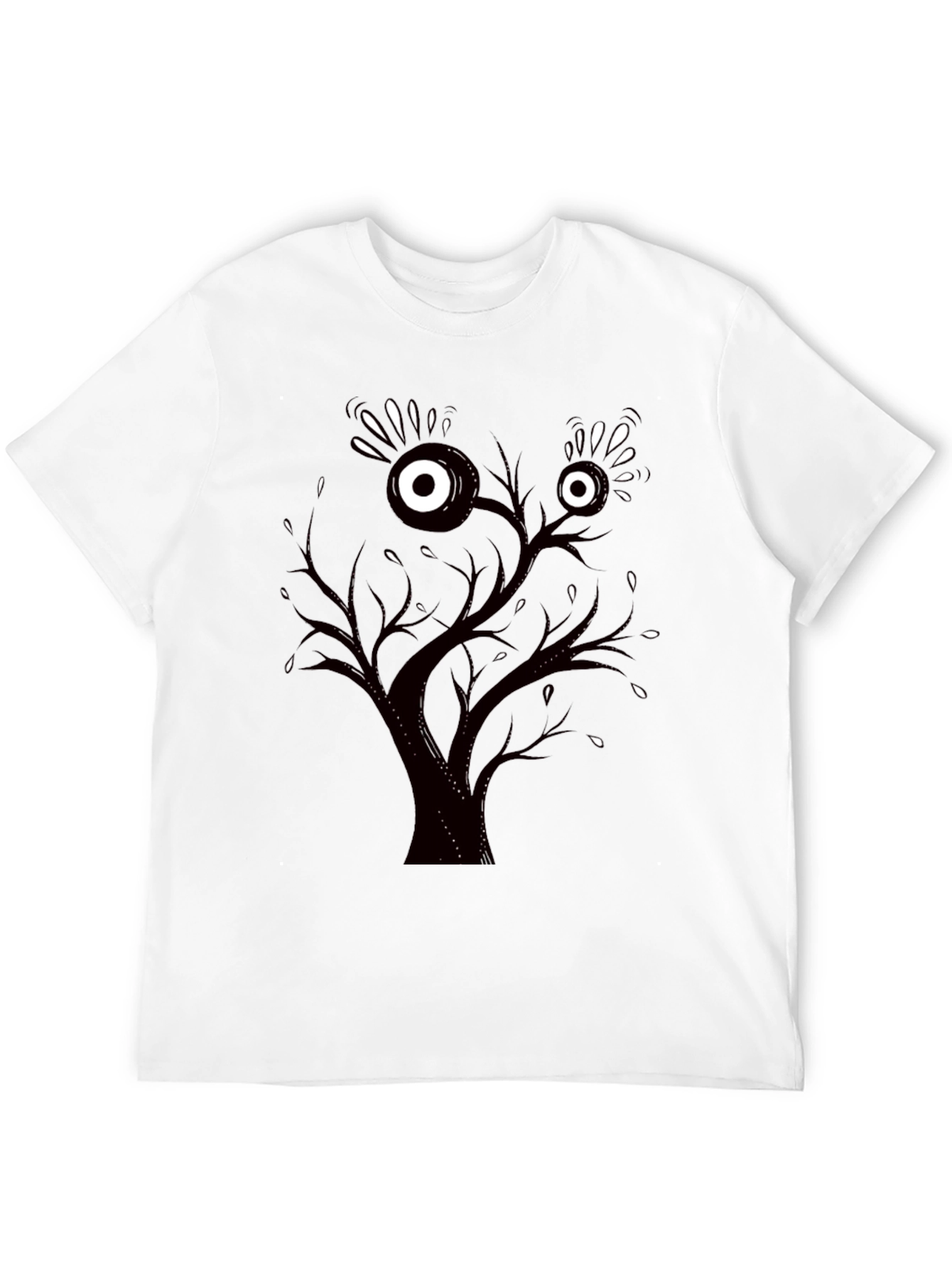 Black Eye Tree Graphic Tee - Men's Black T-Shirt view 12