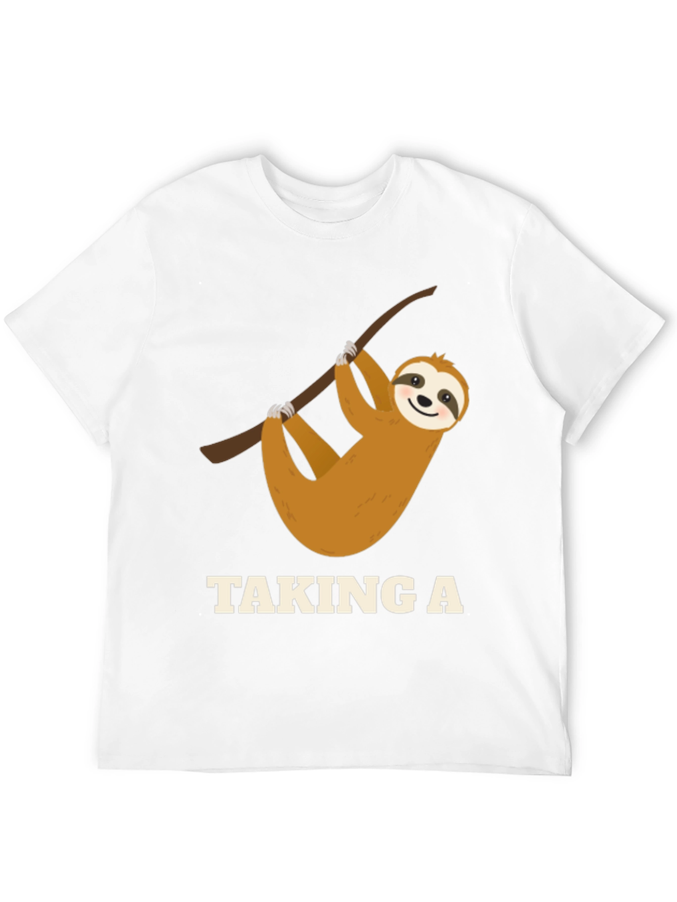 Black Sloth Taking A Nap Black T-Shirt view 12