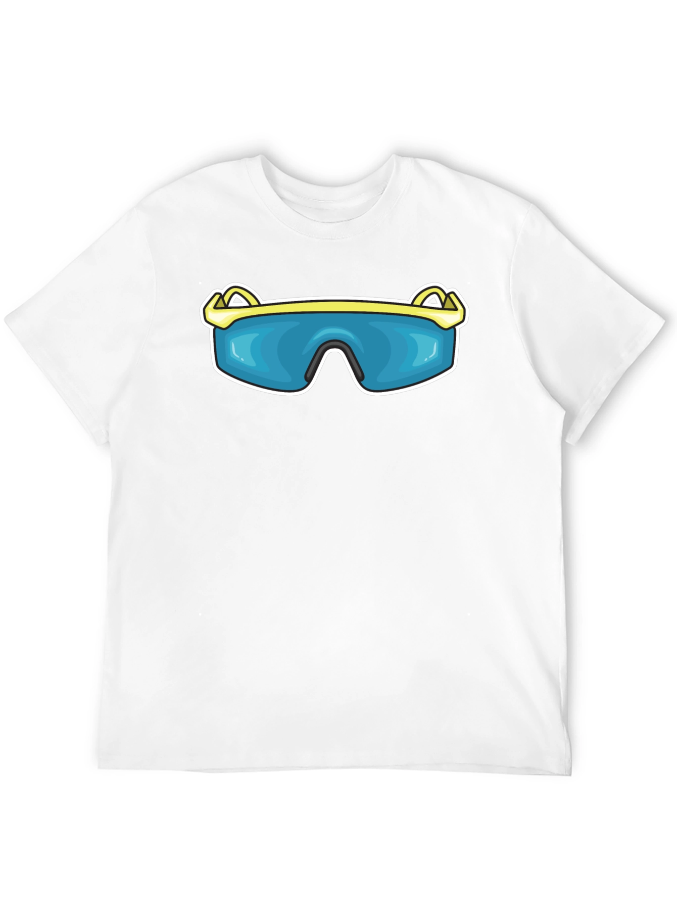 Black Sunglasses Graphic Tee - Fun & Stylish Black T-Shirt view 12