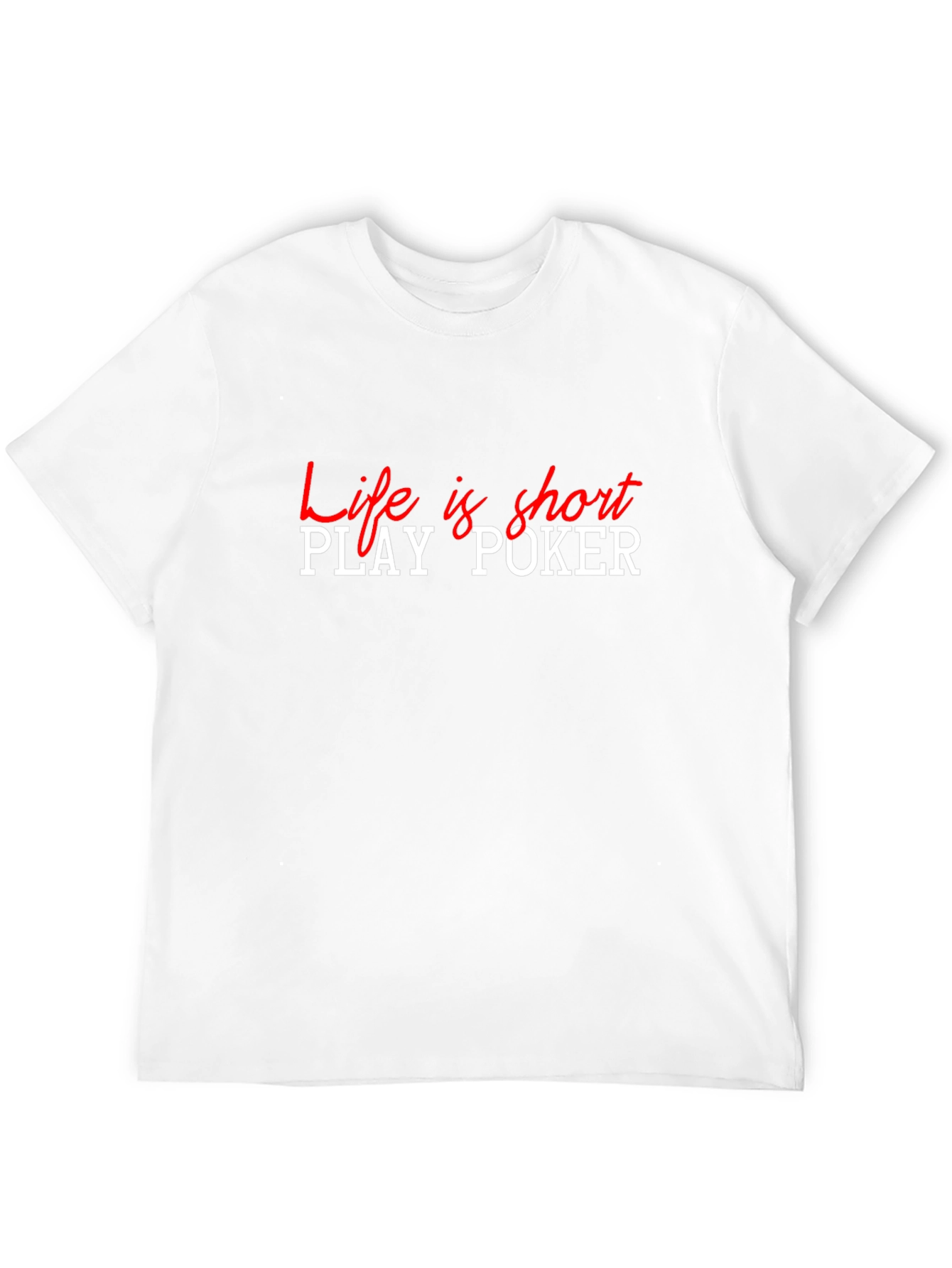 Black Life is Short, Play Poker T-Shirt view 12