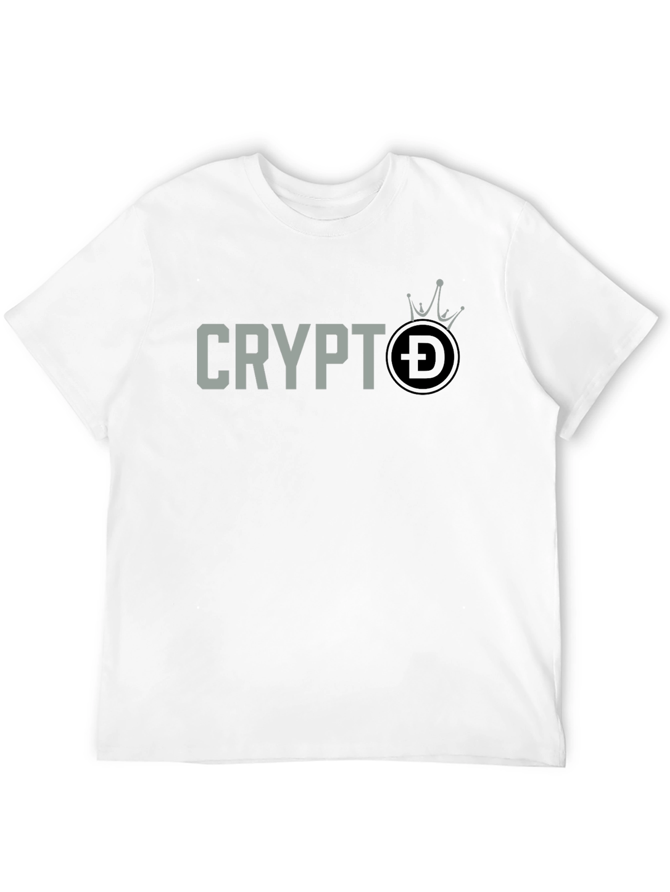 Black Crypto DOGE Crown T-Shirt - Black Graphic Tee view 12