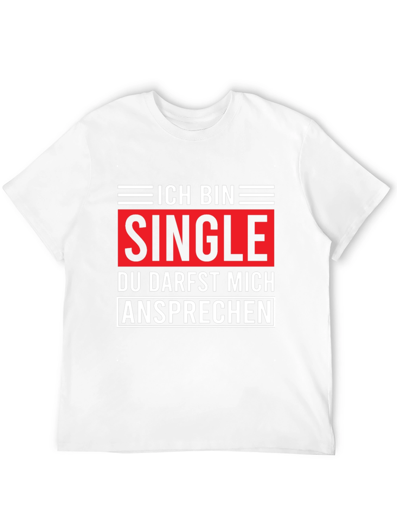 Black Ich Bin Single T-Shirt - Black view 12