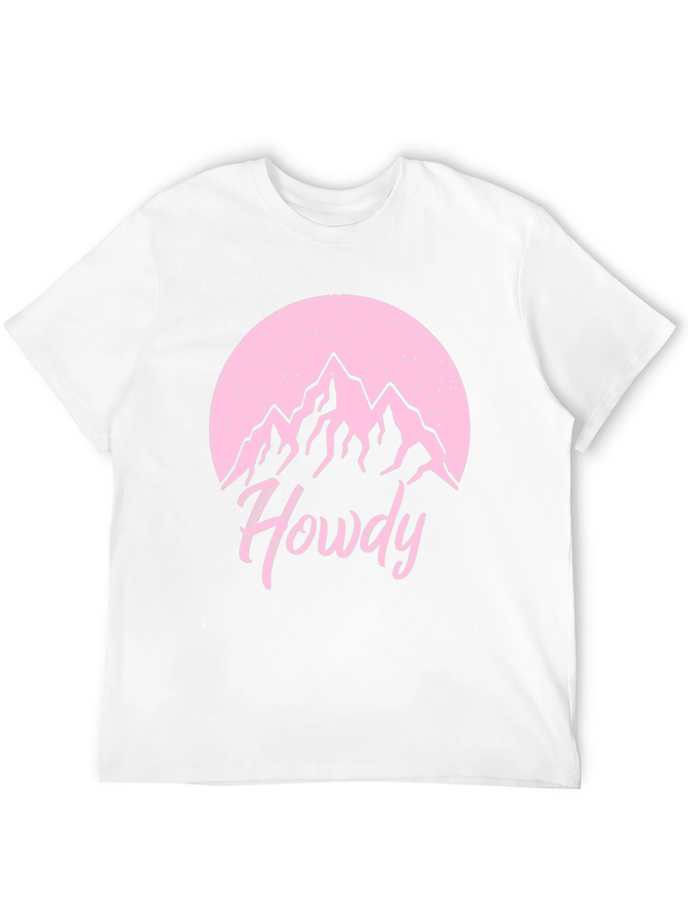 Black Howdy Mountain Graphic T-Shirt - Casual Wear view 12