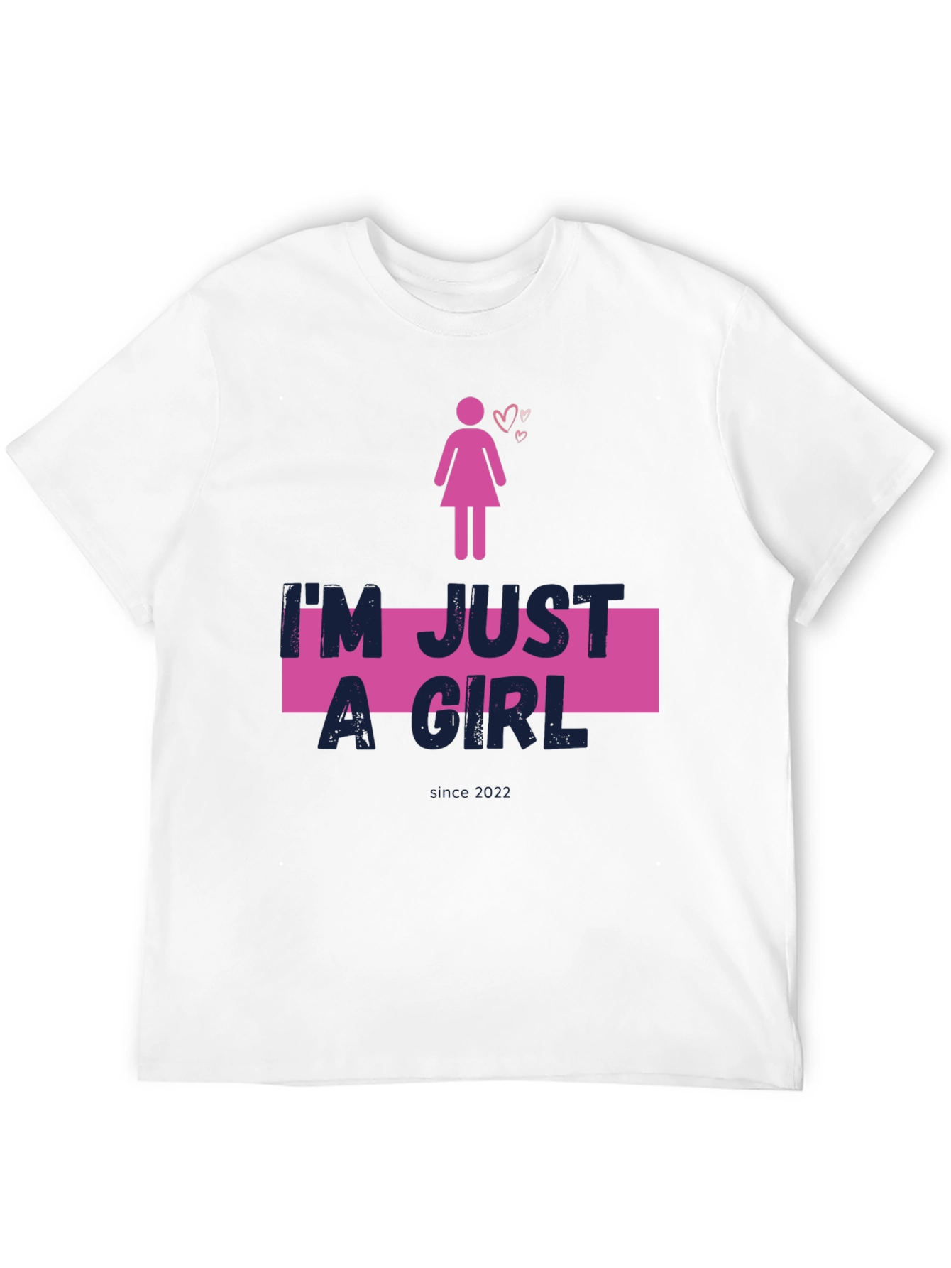 Black I'm Just A Girl Black Tee view 12