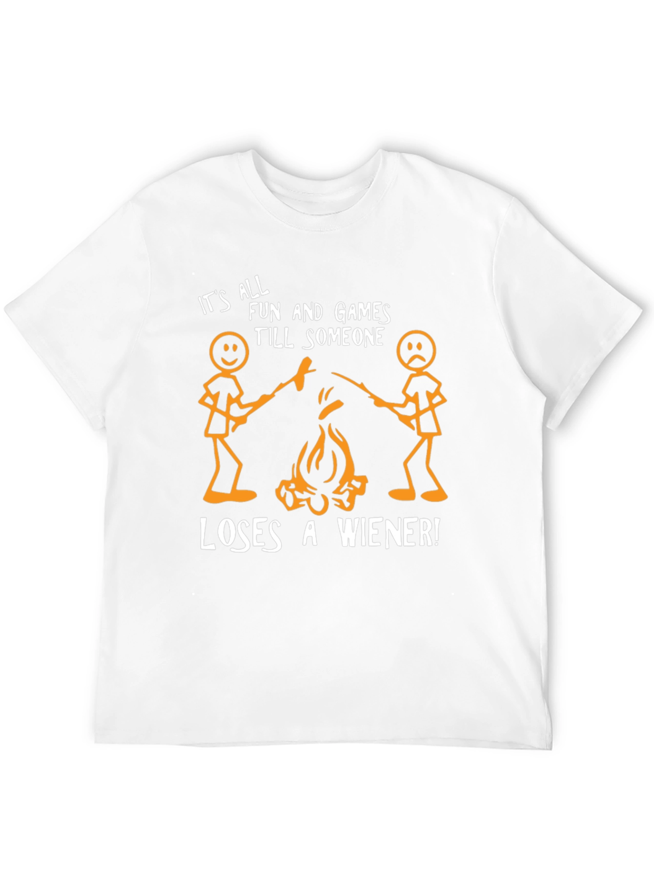 Black Funny Wiener Roast T-Shirt - All Fun and Games Until... view 12
