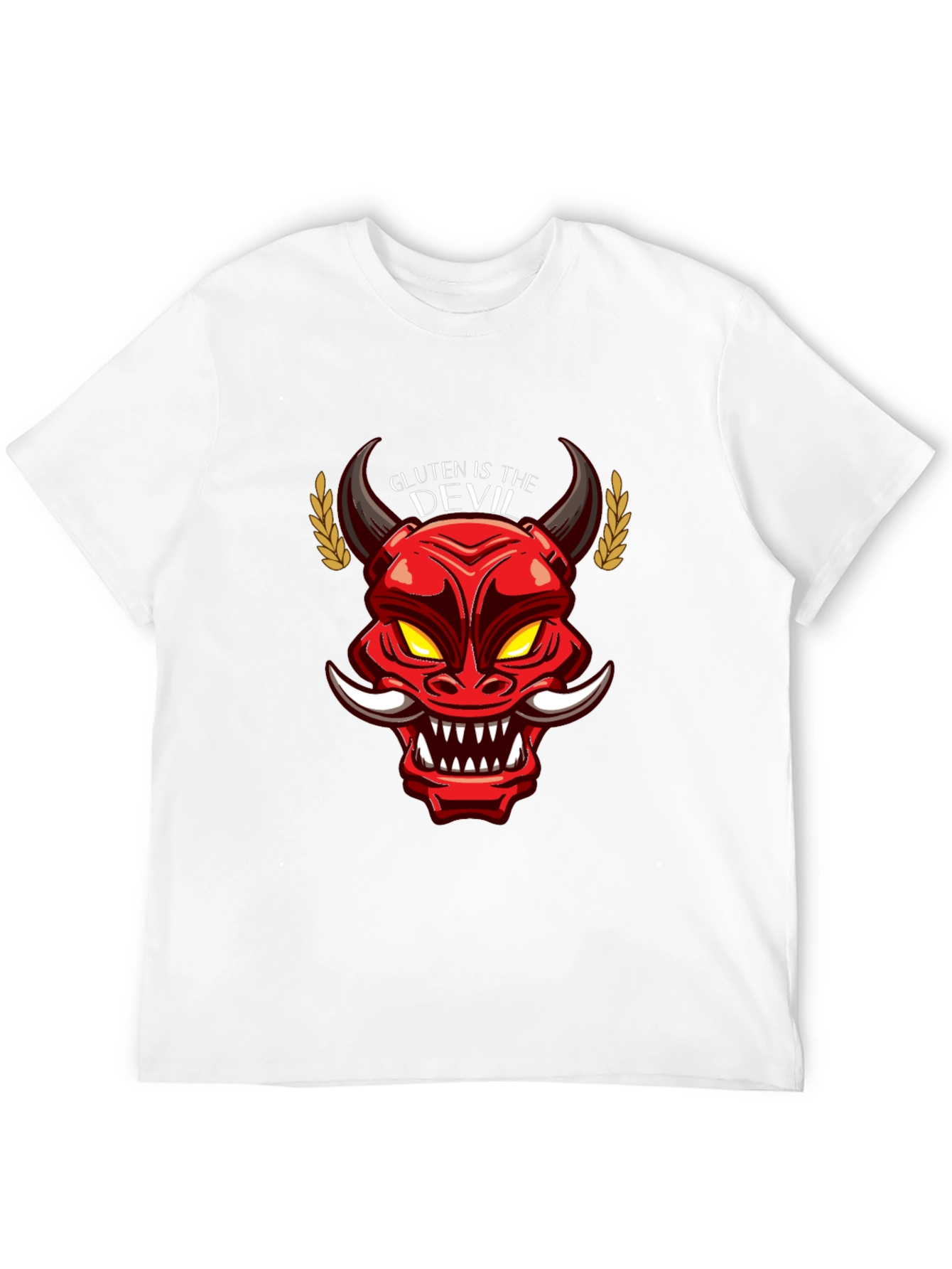 Black Gluten is the Devil Graphic T-Shirt view 12