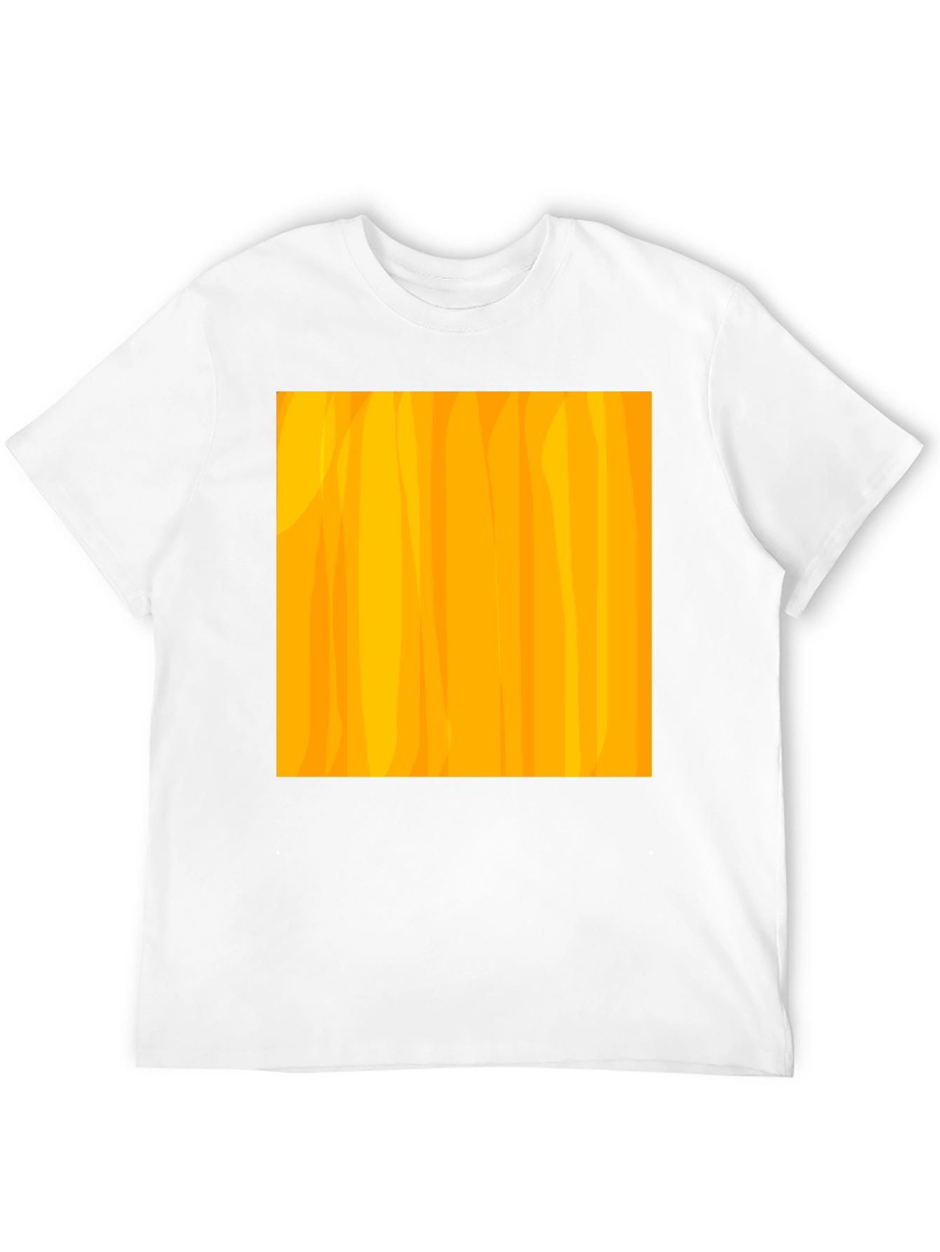 Black Modern Abstract Pattern Black T-Shirt view 12