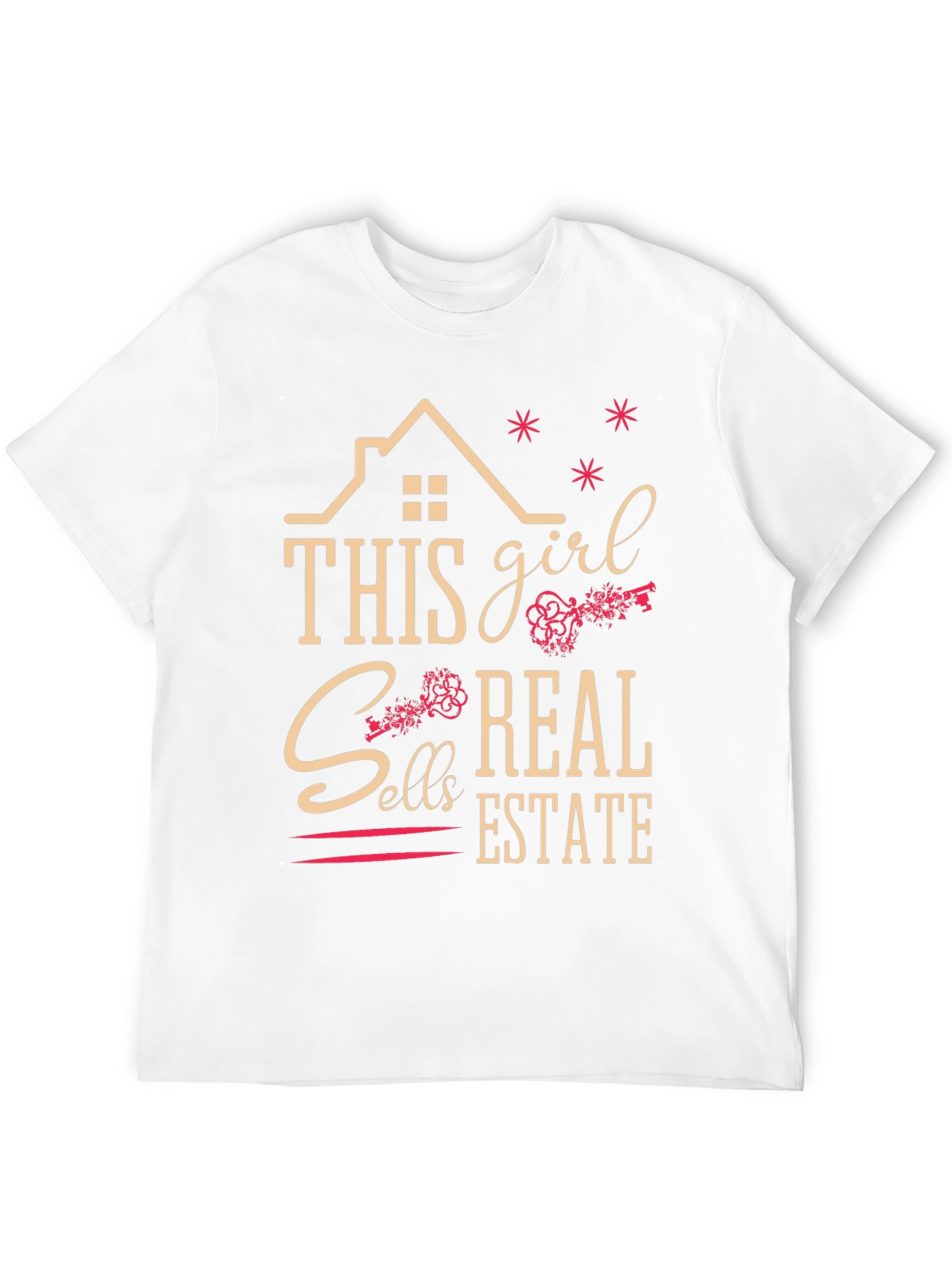 Black This Girl Sells Real Estate T-Shirt view 12