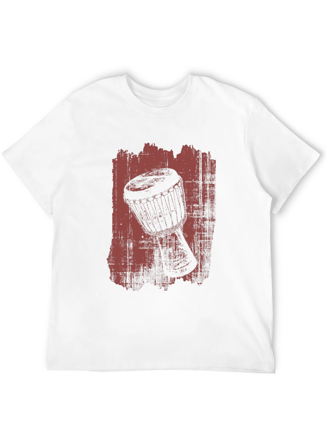 Black Djembe Drum Graphic Tee - Music Lover's T-Shirt view 12