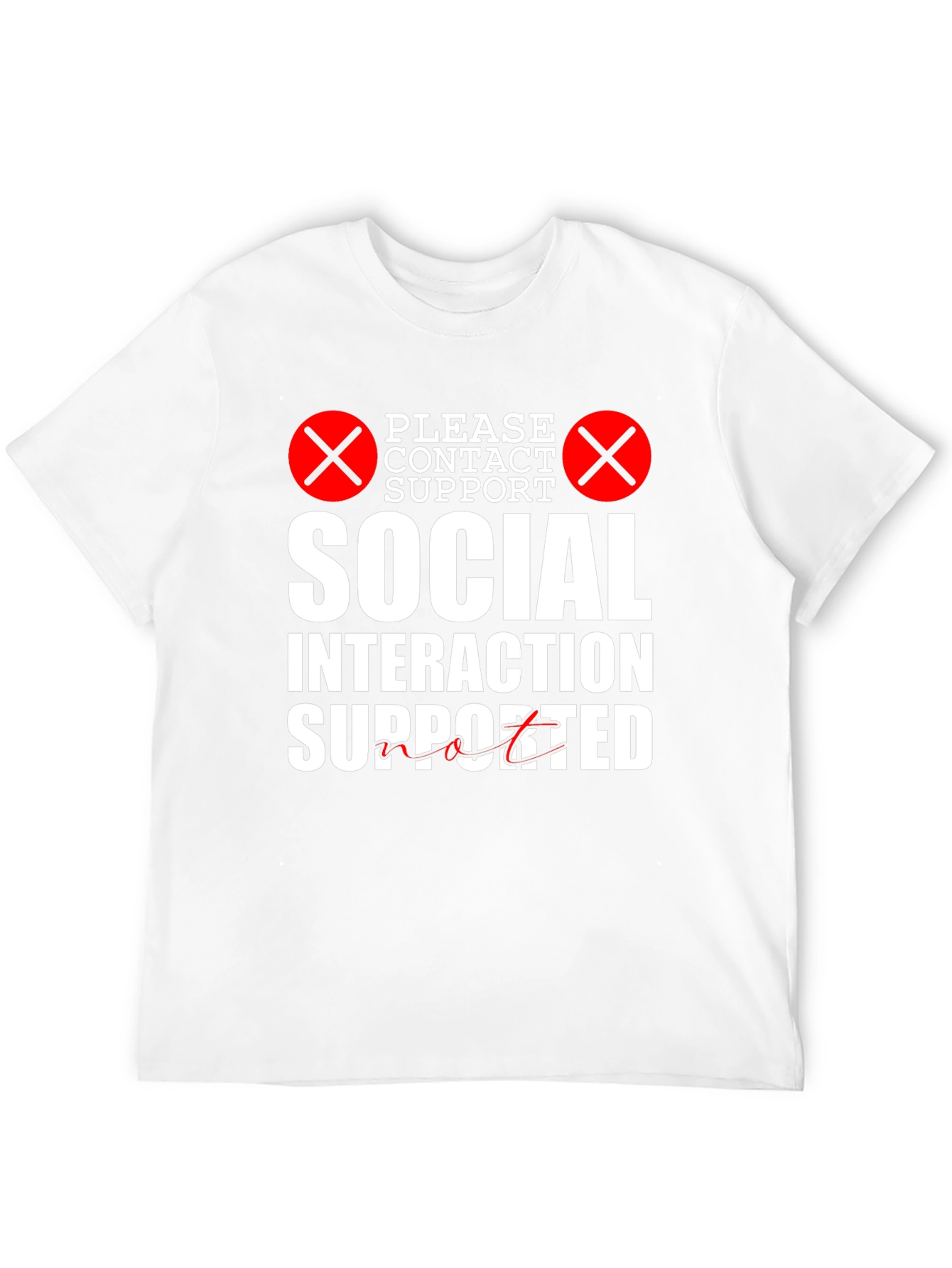 Black Social Interaction Supported Graphic Tee view 12